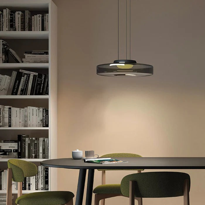 CraftNova – Bauhaus Glaspendellamp met Verstelbare Ophanging