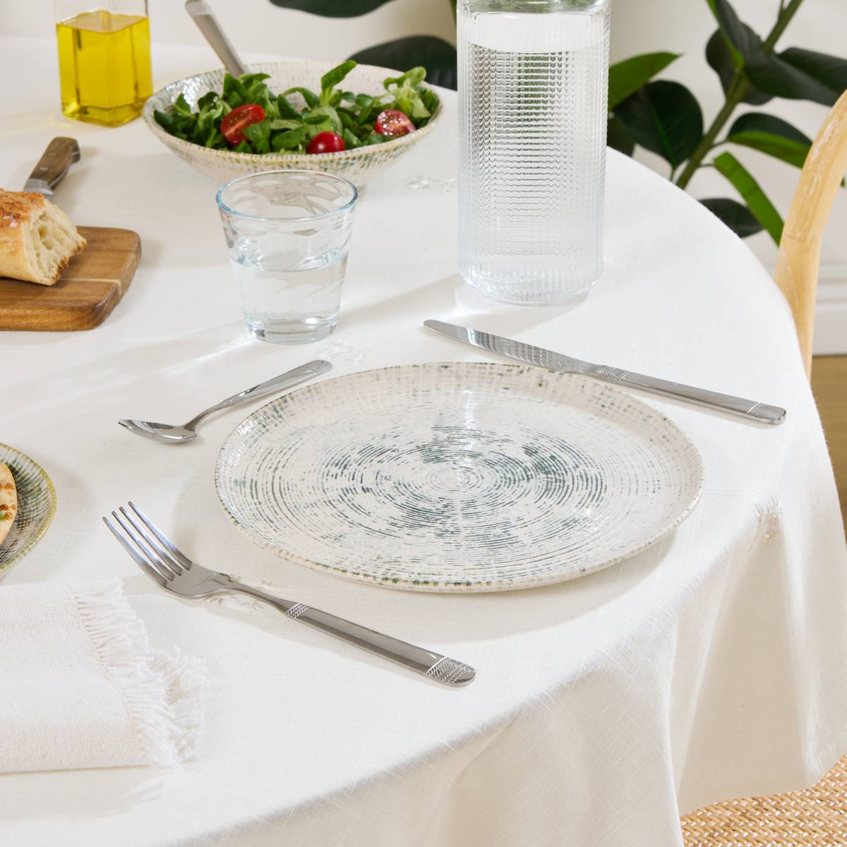 Dinner plate "Ariane" Stoneware (ceramic), D.25.8 cm