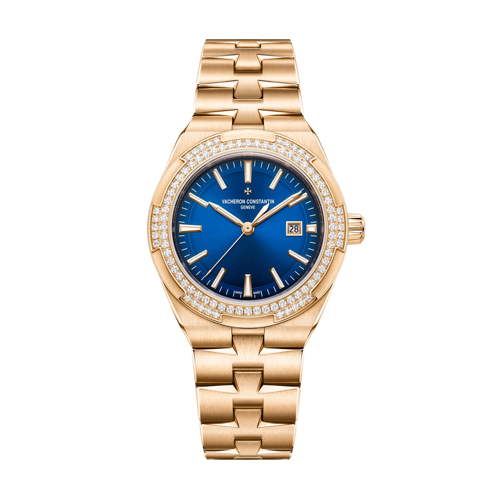 Replica Watches Fake Vacheron Constantin Overseas self-winding 35 MM PINK GOLD(1:1 replica) - Top club