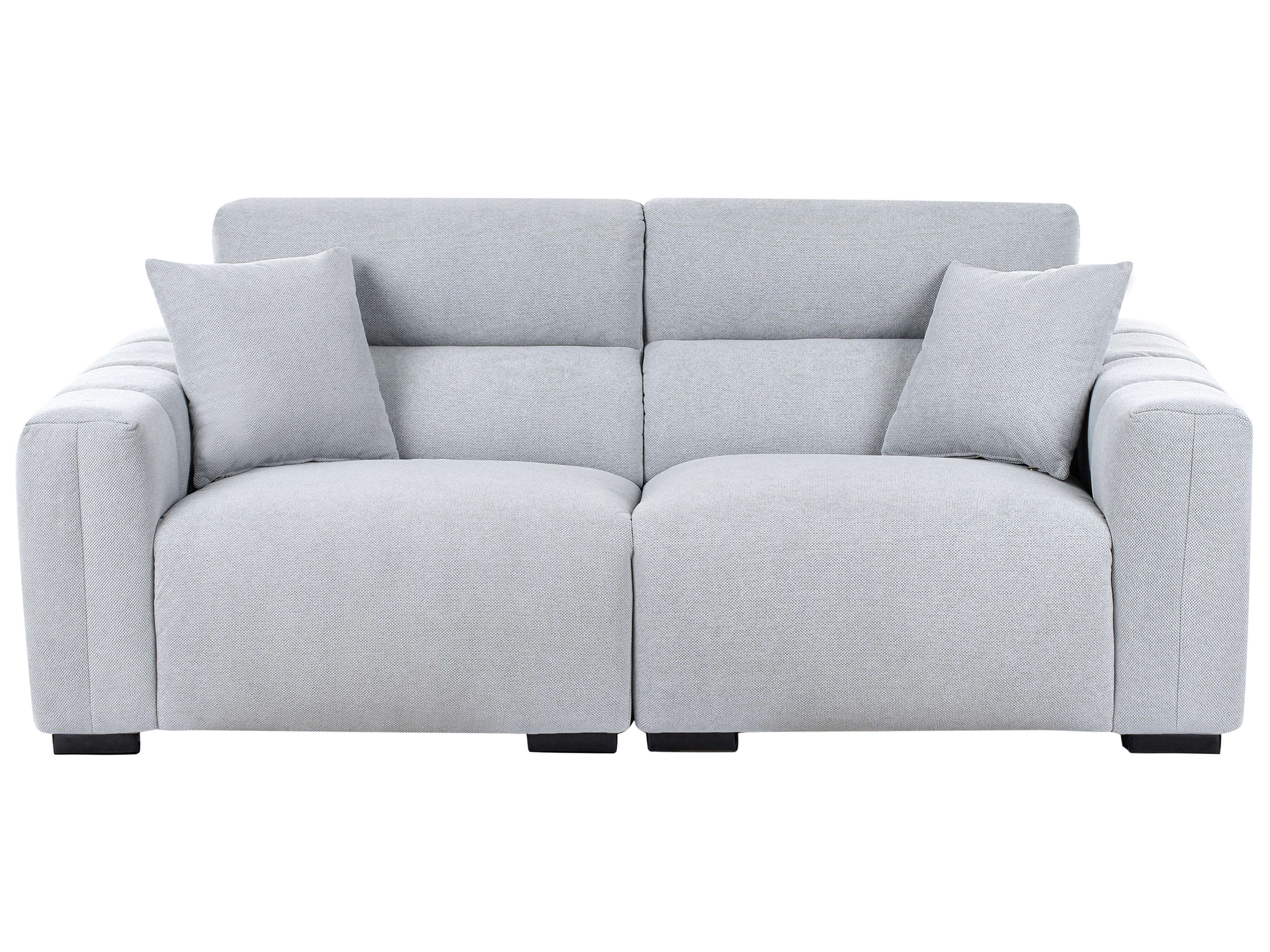 Sofa 3 Seater FAUSKAN Fabric Light Blue