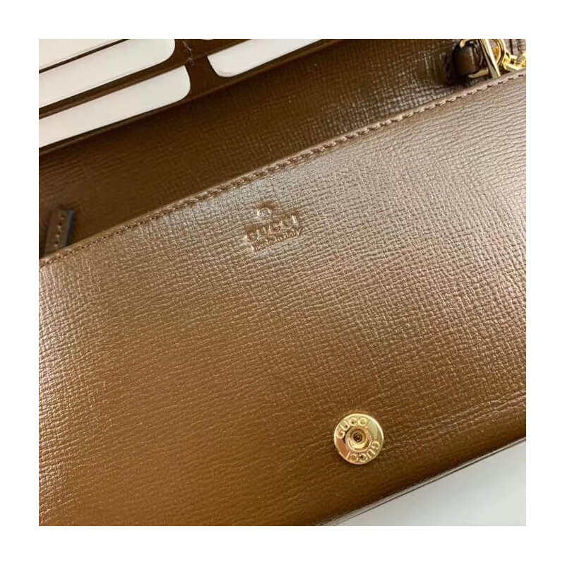 Replica Gucci 1955 Horsebit Wallet With Chain 6218921:1High-quality replica