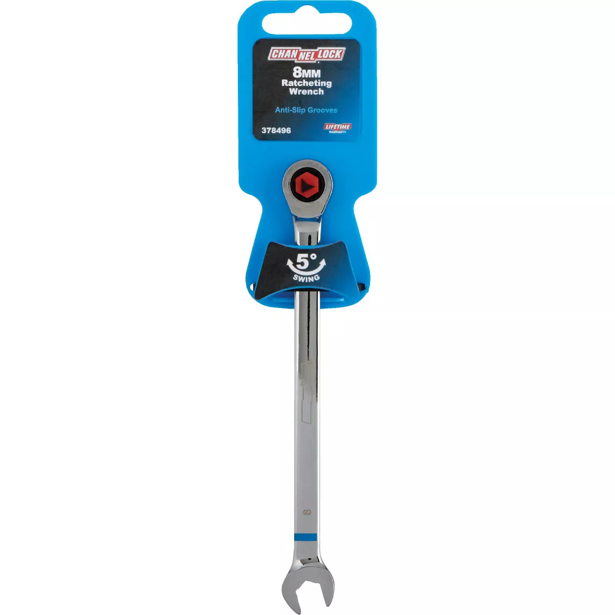 Channellock Metric 8 mm 12-Point Ratcheting Combination Wrench