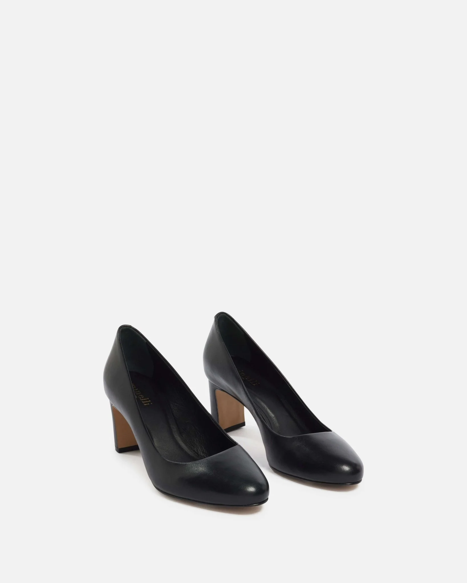 ESCARPINS KIDMAN - En cuir à talons noir