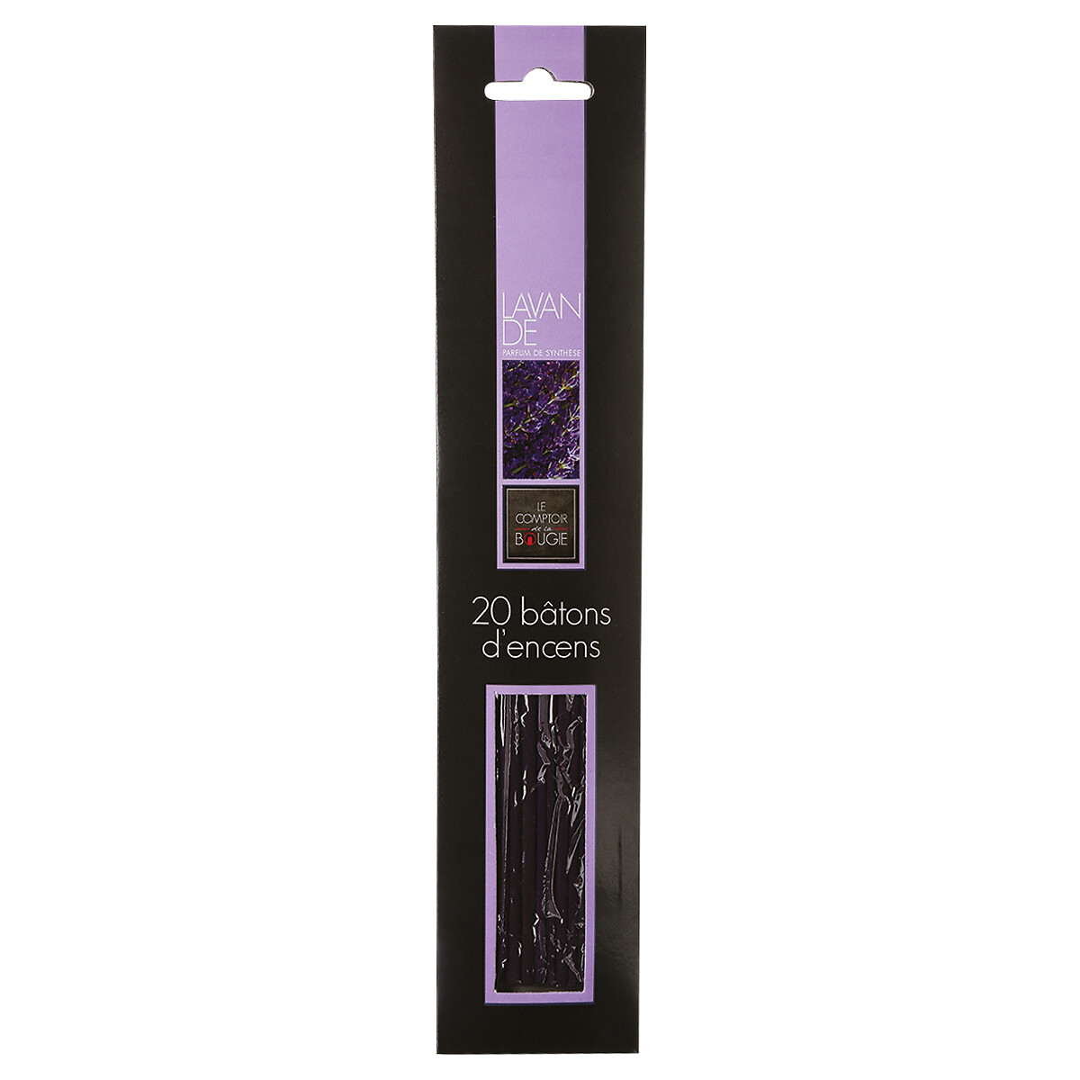 Set of 20 incense sticks Lavender, H.25 cm