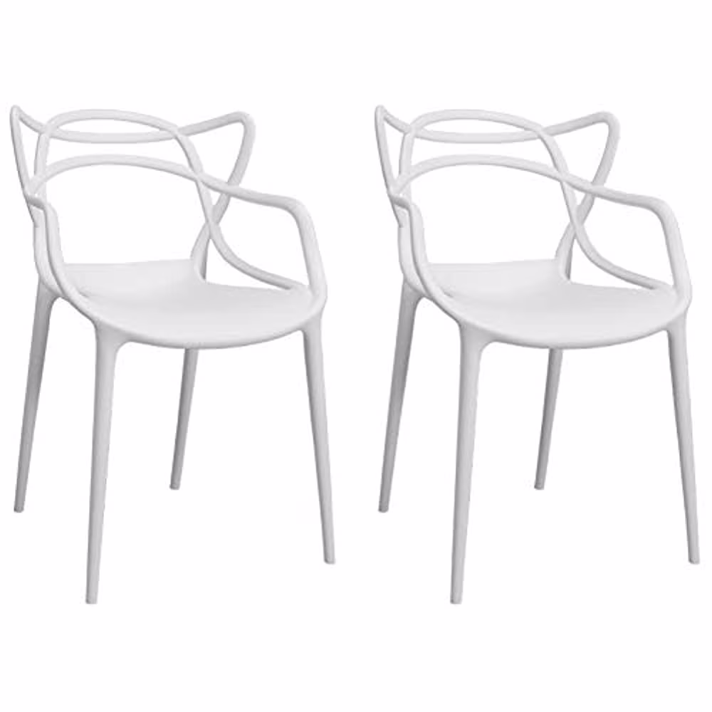 Loop Chair 2-pack, Yellow - Image 3