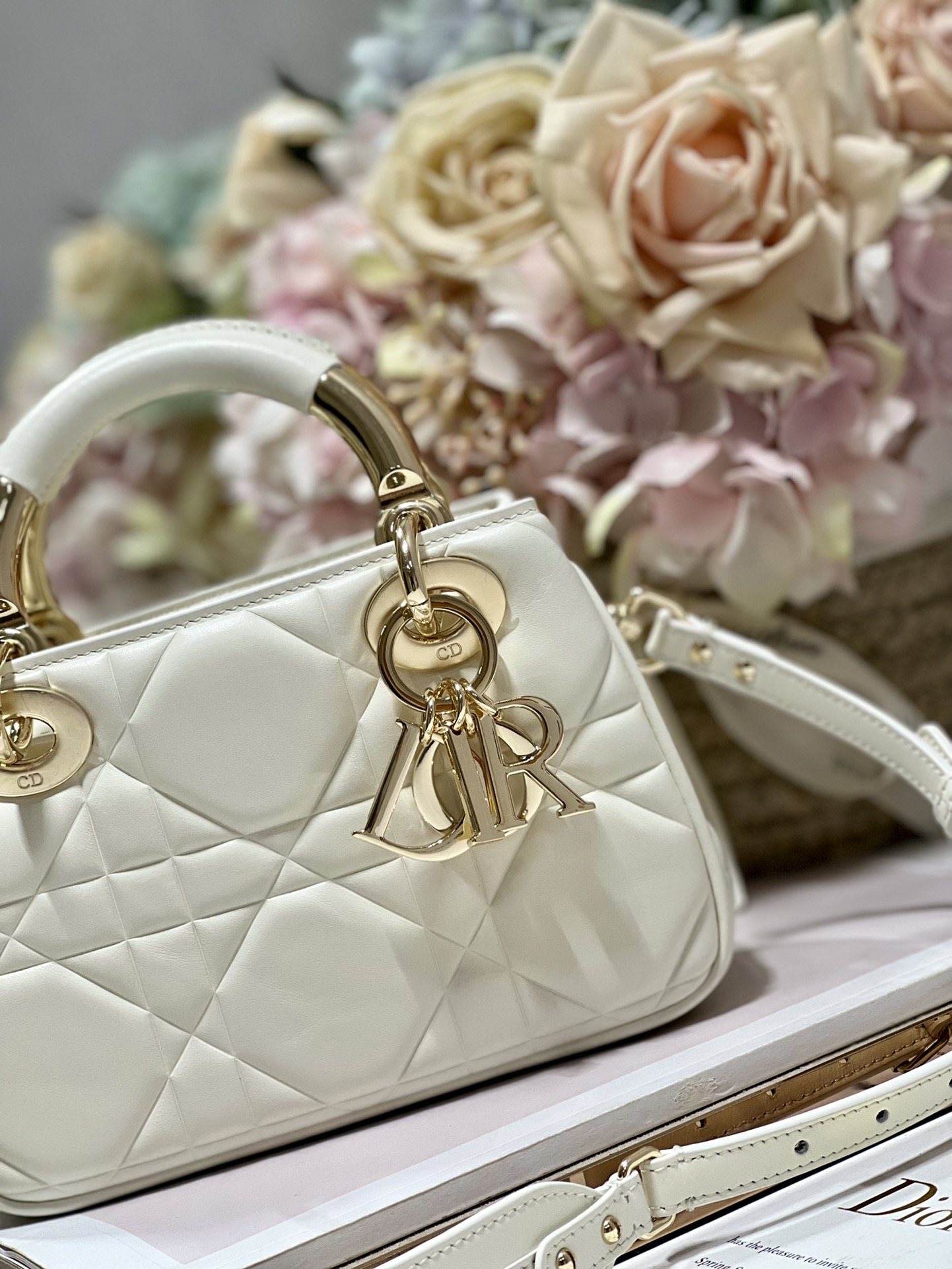 The Lady 95.22 Bag Black/White/Grey/Green For Women 7.5in/ 19cm1:1High-quality replica