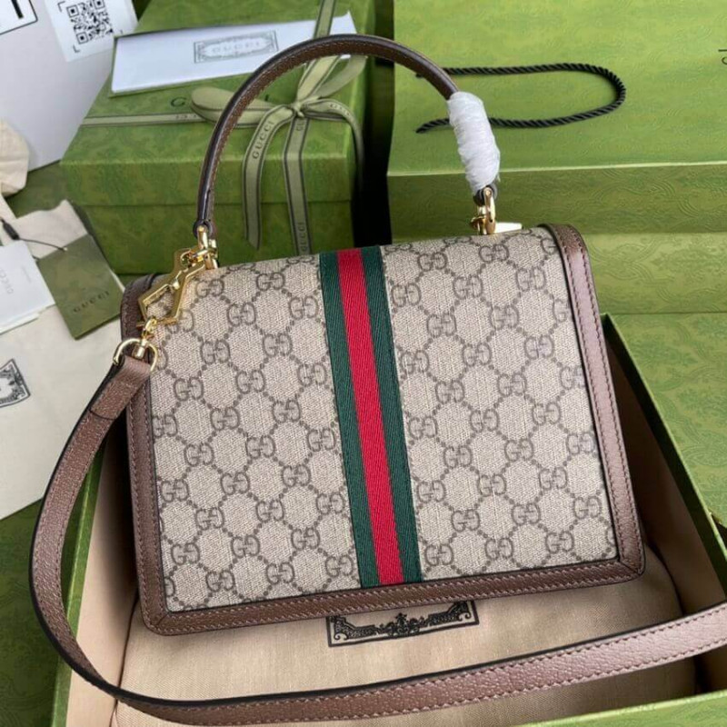 Replica Gucci Ophidia Small Top Handle Bag With Web 6510551:1High-quality replica