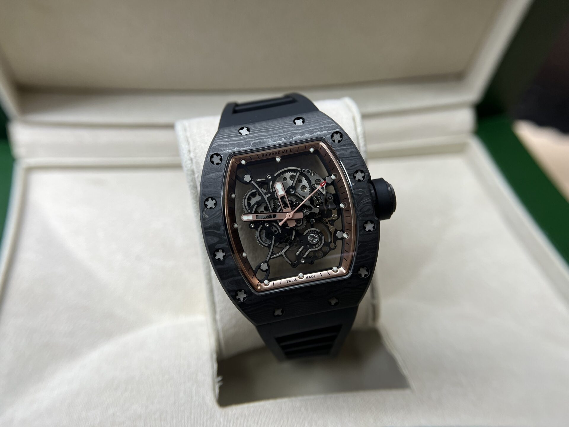 Richard Mille Replica Watch RM055 Bubba Watson Full Carbon BBR 45mm - Elite Watch Atelier