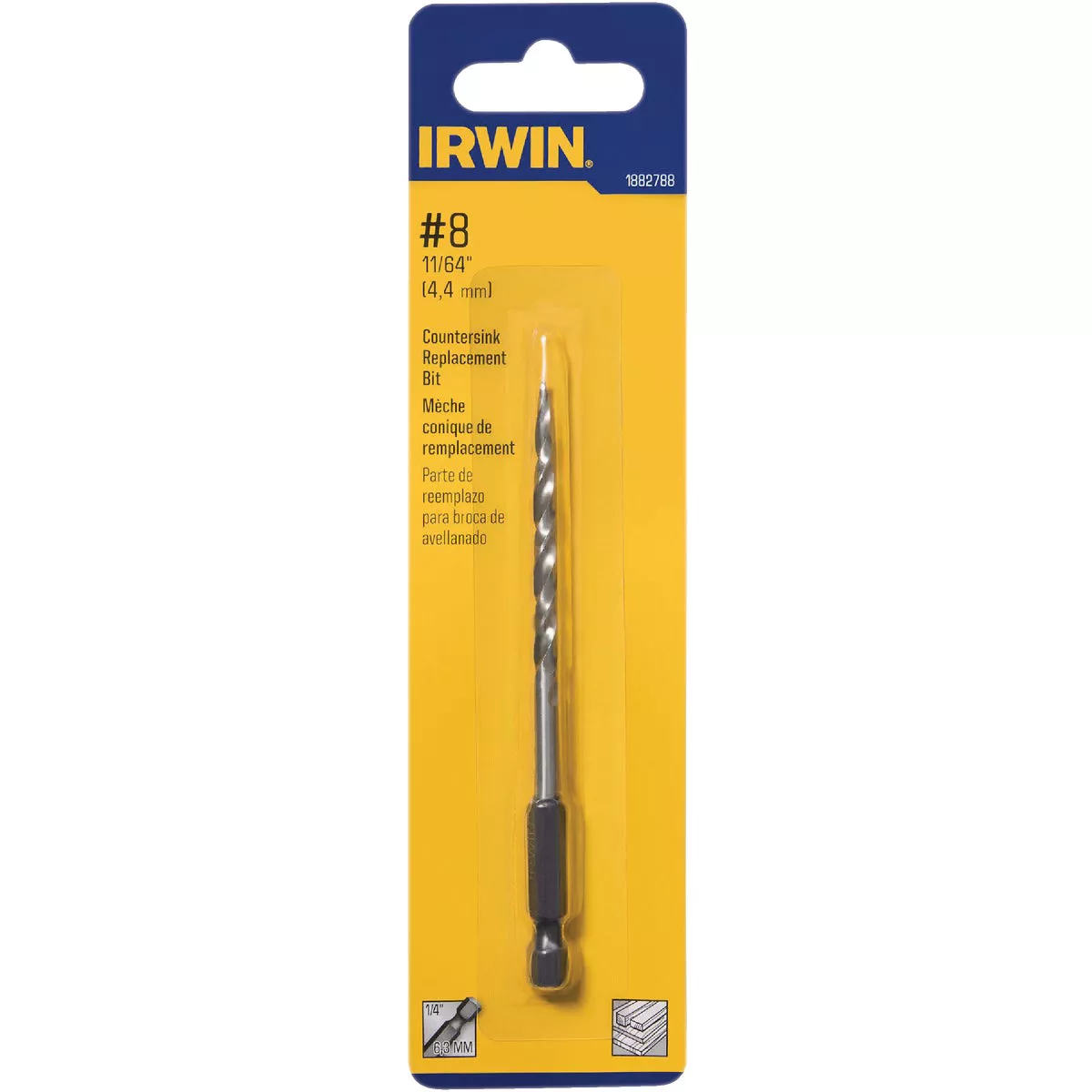 Irwin #8 - 11/64 In. Wood Countersink