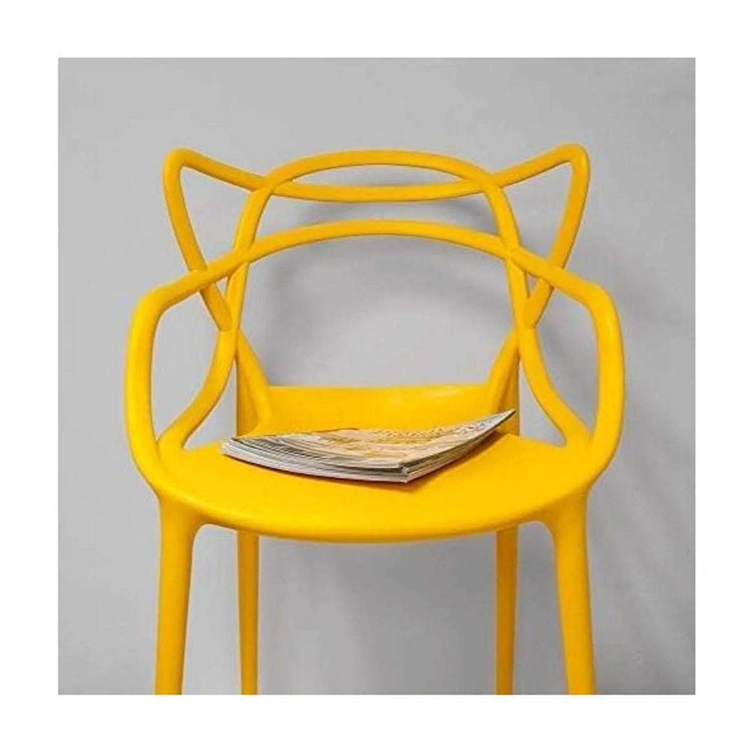 Loop Chair 2-pack, Yellow - Image 6