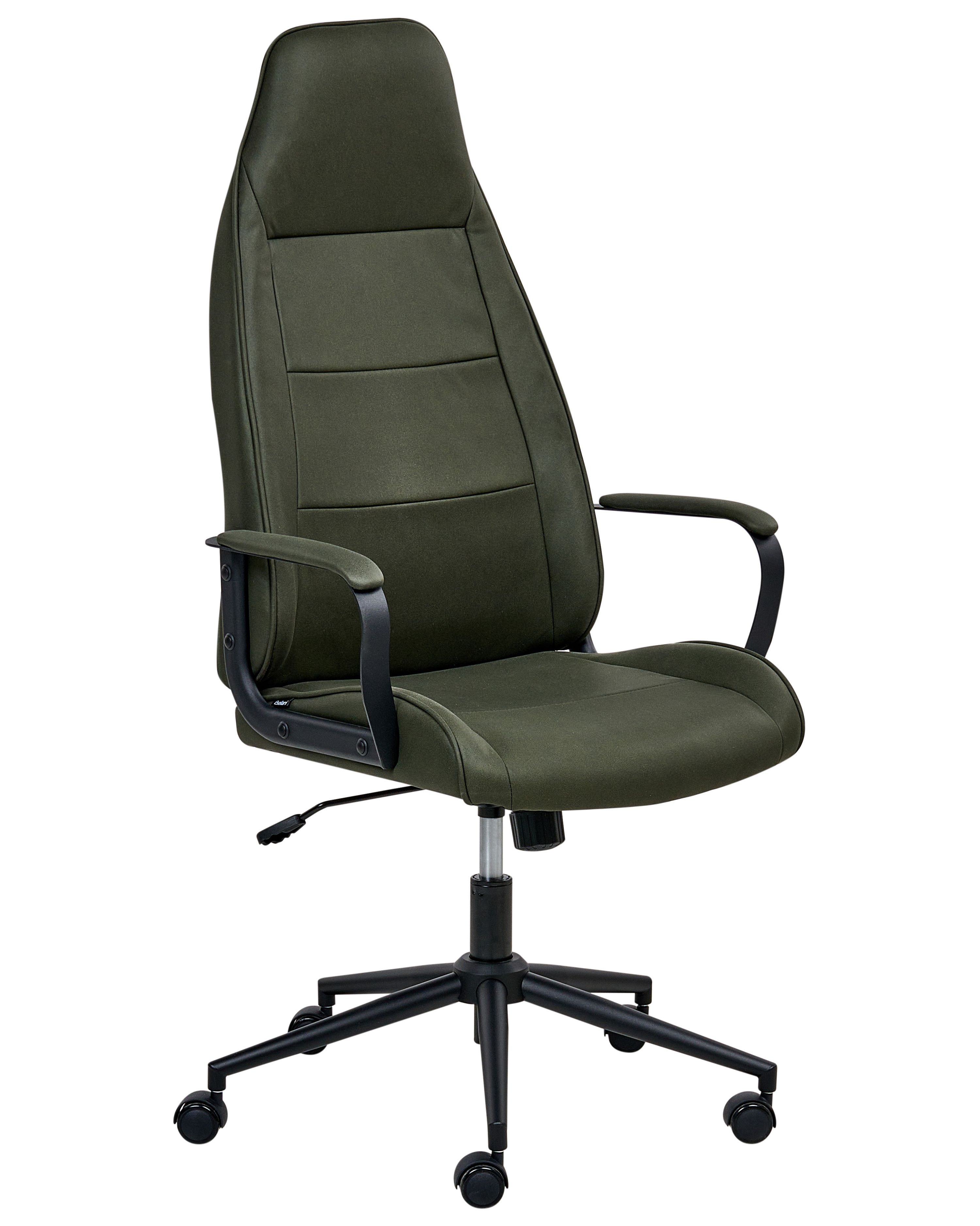 Office Chair REBEL Fabric Dark Green