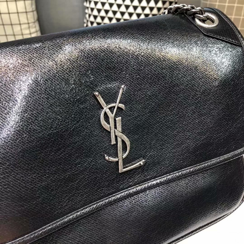 Replica Saint Laurent Niki Baby In Metallic Leather 4988941:1High-quality replica