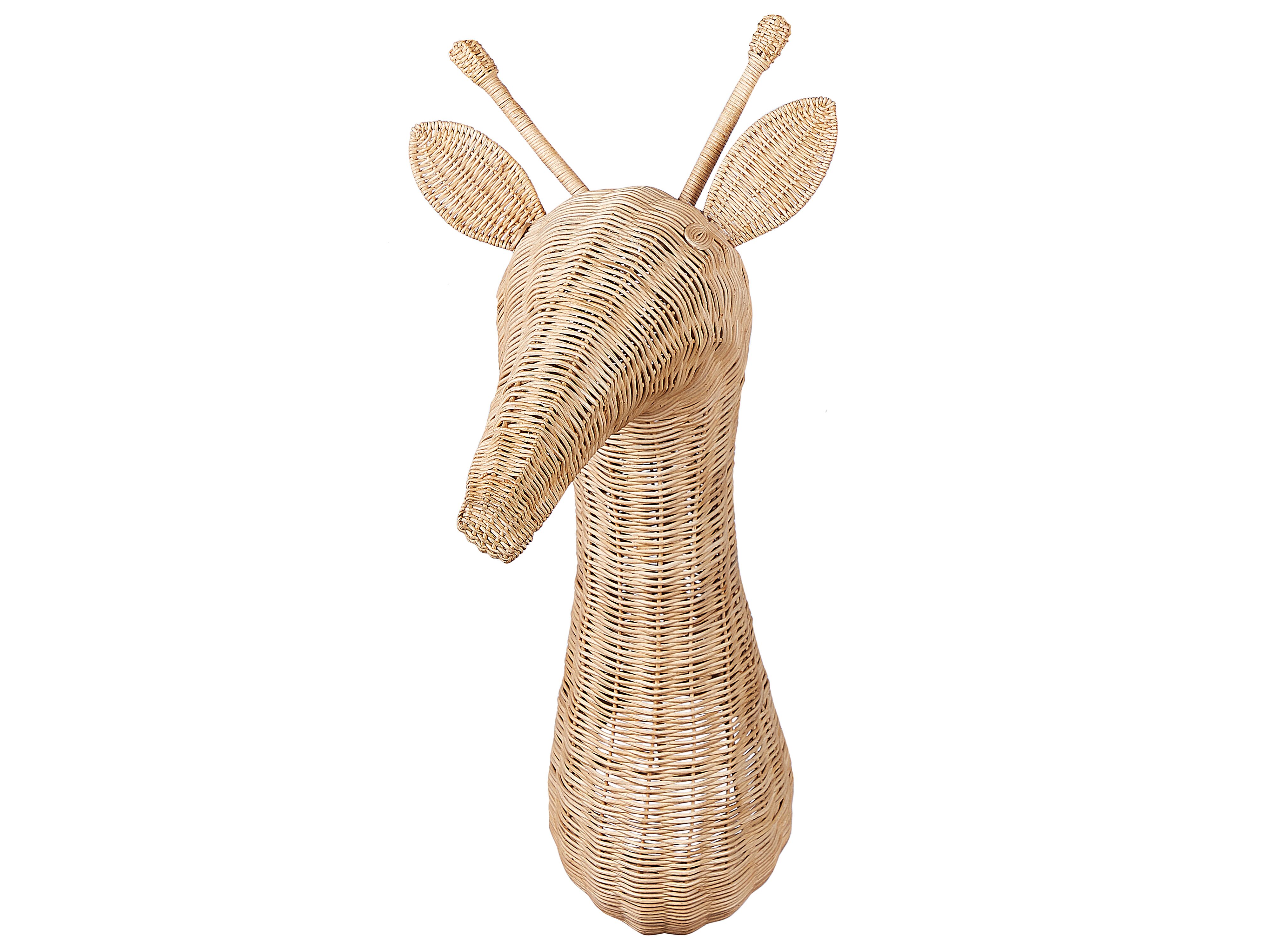 Wall Decor Giraffe BANANEC Rattan 83 cm Natural