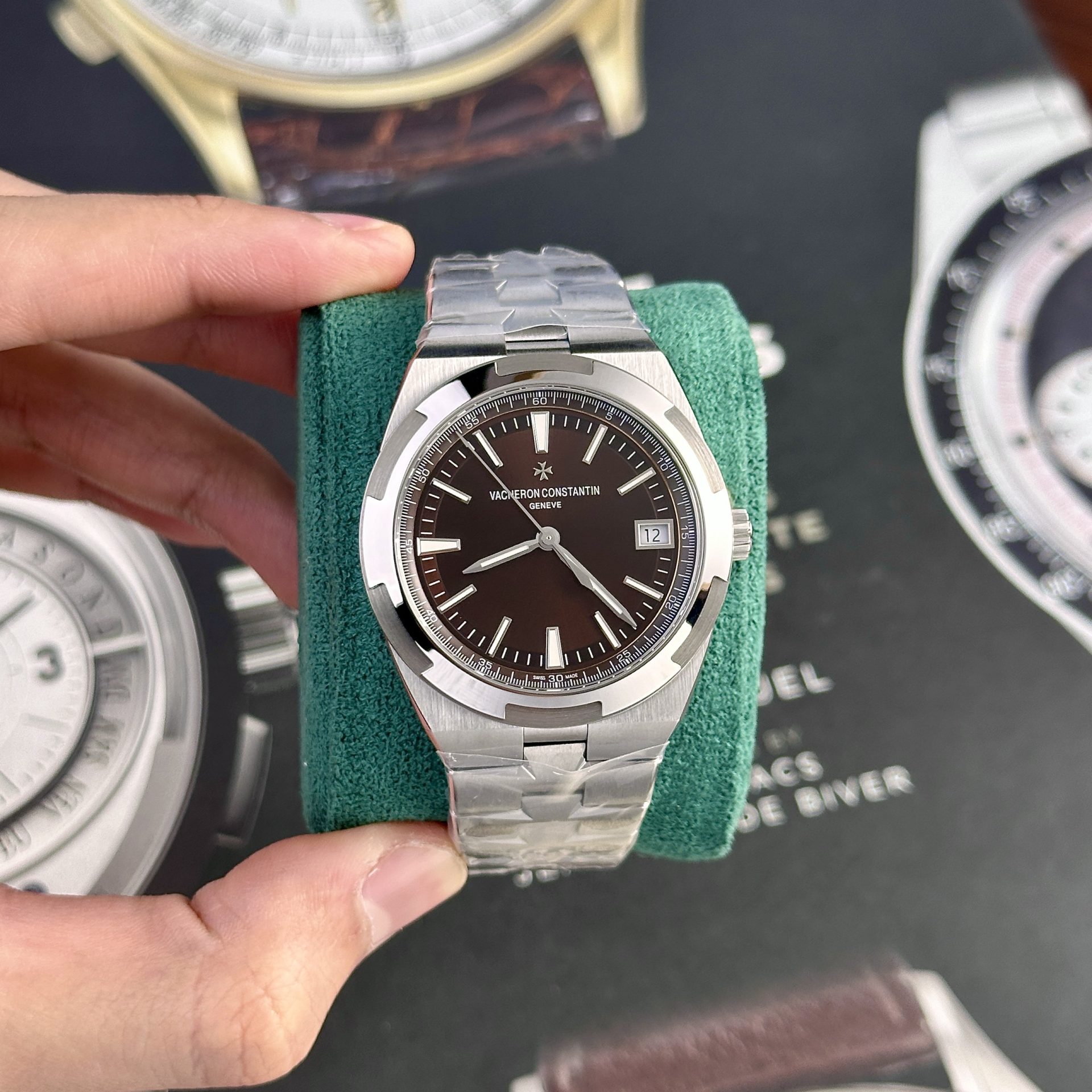 Vacheron Constantin Replica Watches Overseas 4500V Brown Dial PPF Factory 41mm - Top club