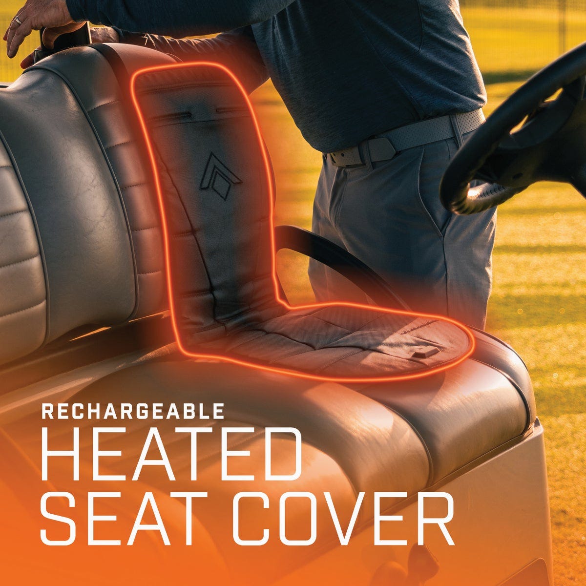 Thaw Rechargeable Heated Seat Cover with Power Bank