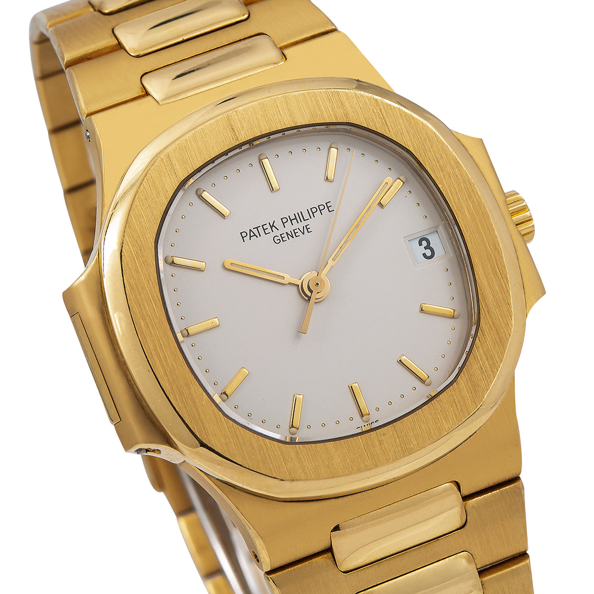 Patek Philippe Nautilus 3800 38MM White Dial With 18K Yellow Gold Bracelet(1:1 replica) - Top club