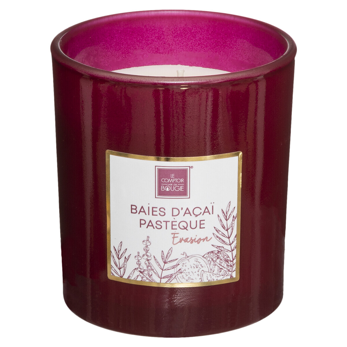 Scented candle "Mael" A&ccedil;a&iacute; and watermelon, 190g