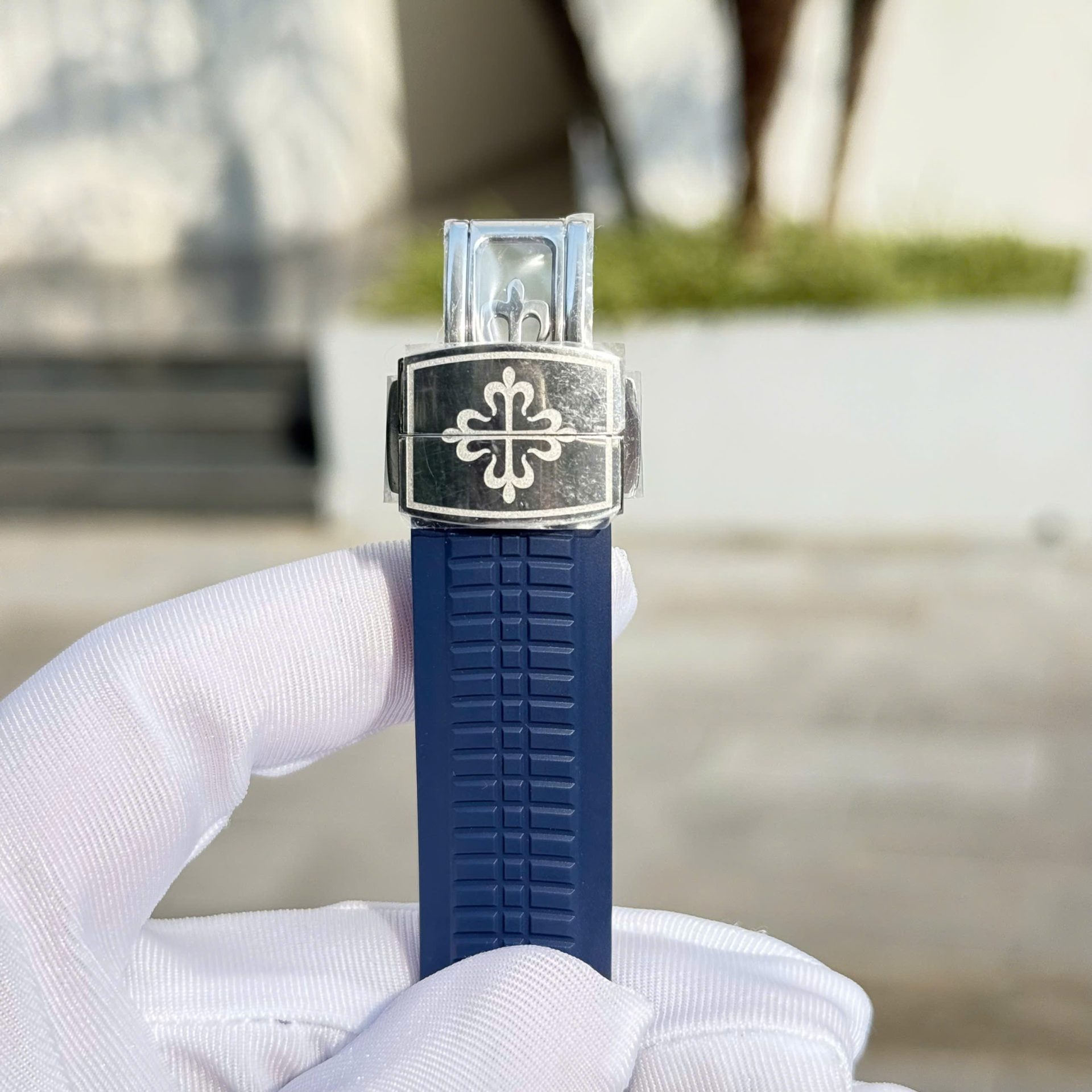 Patek Philippe Aquanaut 5168 Knock Off Watches Blue Dial Rubber Strap Custom BBF Factory 42,2mm - Top club