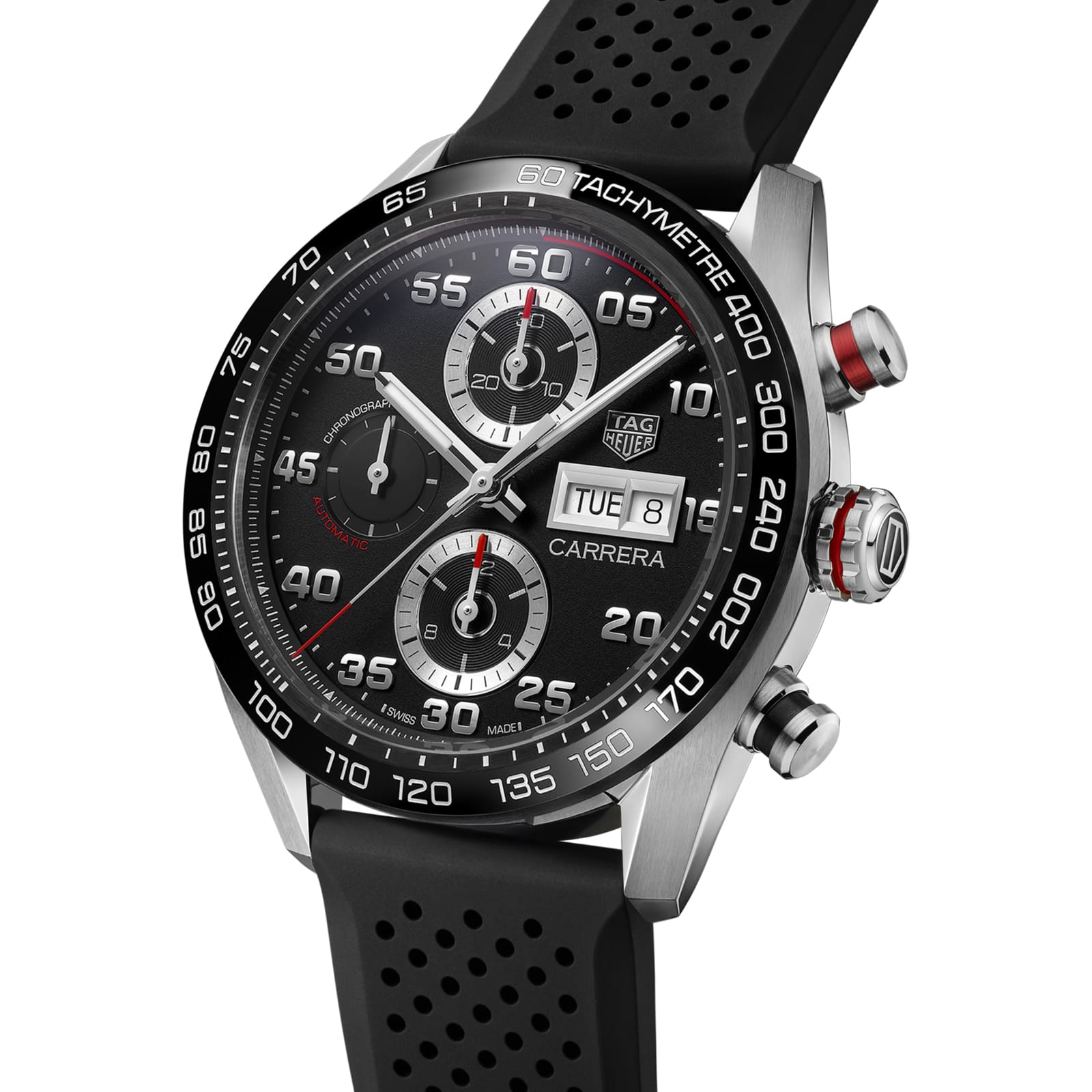 TAG Heuer Replica Watch Carrera Chronograph Automatic 44 mm Steel & Ceramic(1:1 replica) - Top club