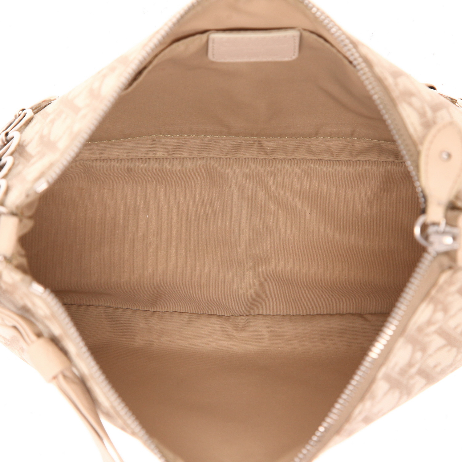 Dior Vintage handbag in beige monogram canvas Oblique and beige leather1:1High-quality replica
