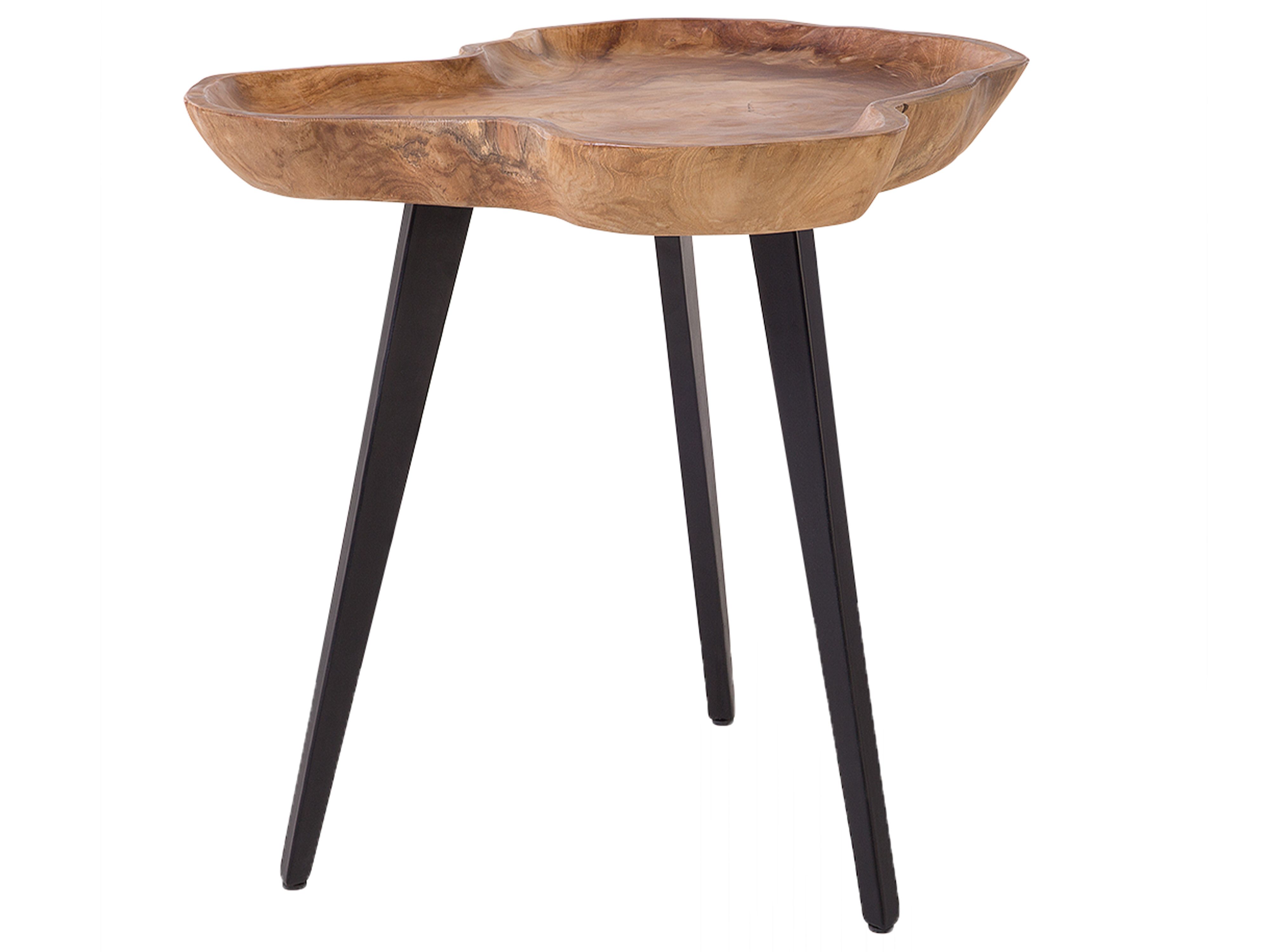 Side Table ELSA Teak Wood Brown