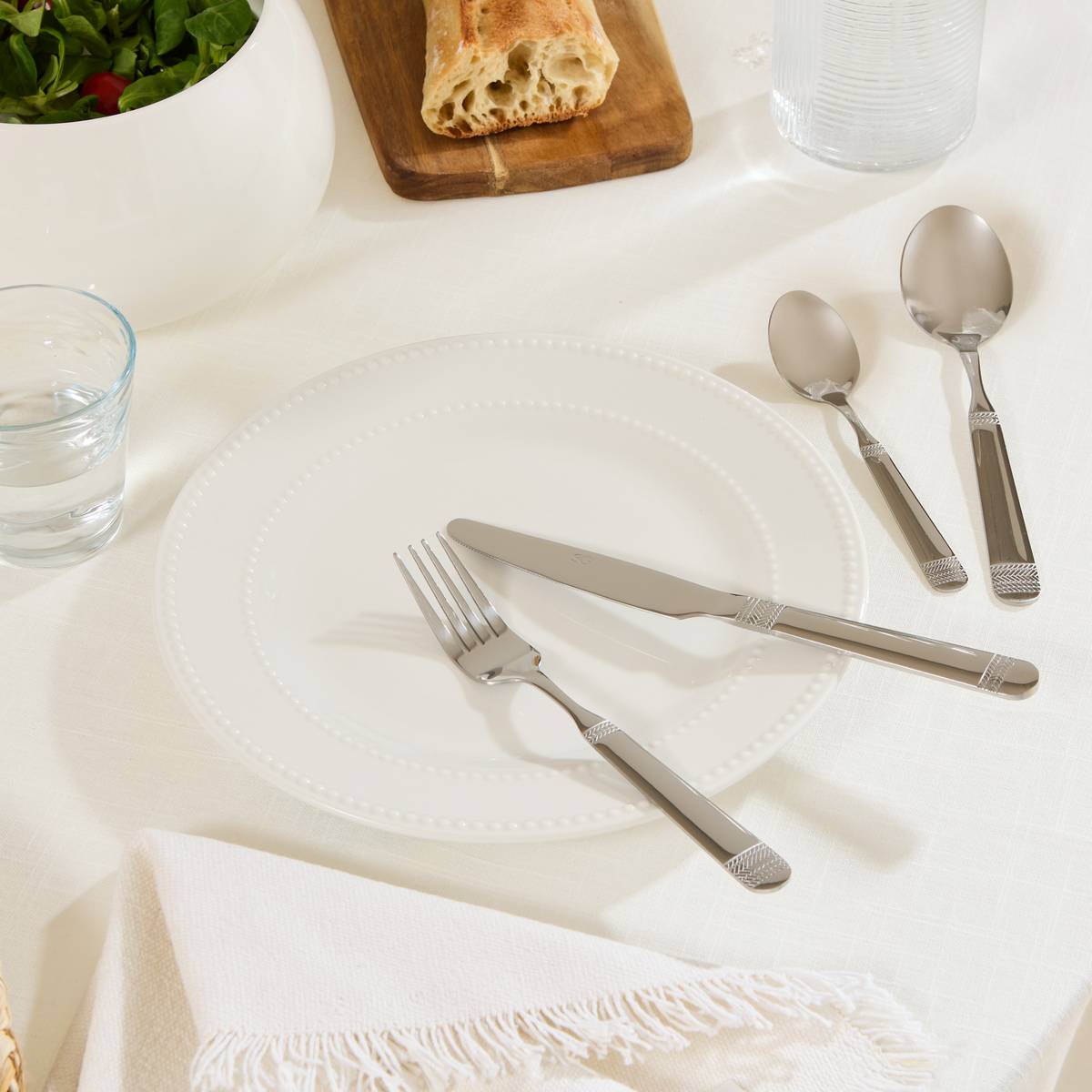 "Sacha" Cutlery Set Stainless steel, Silver