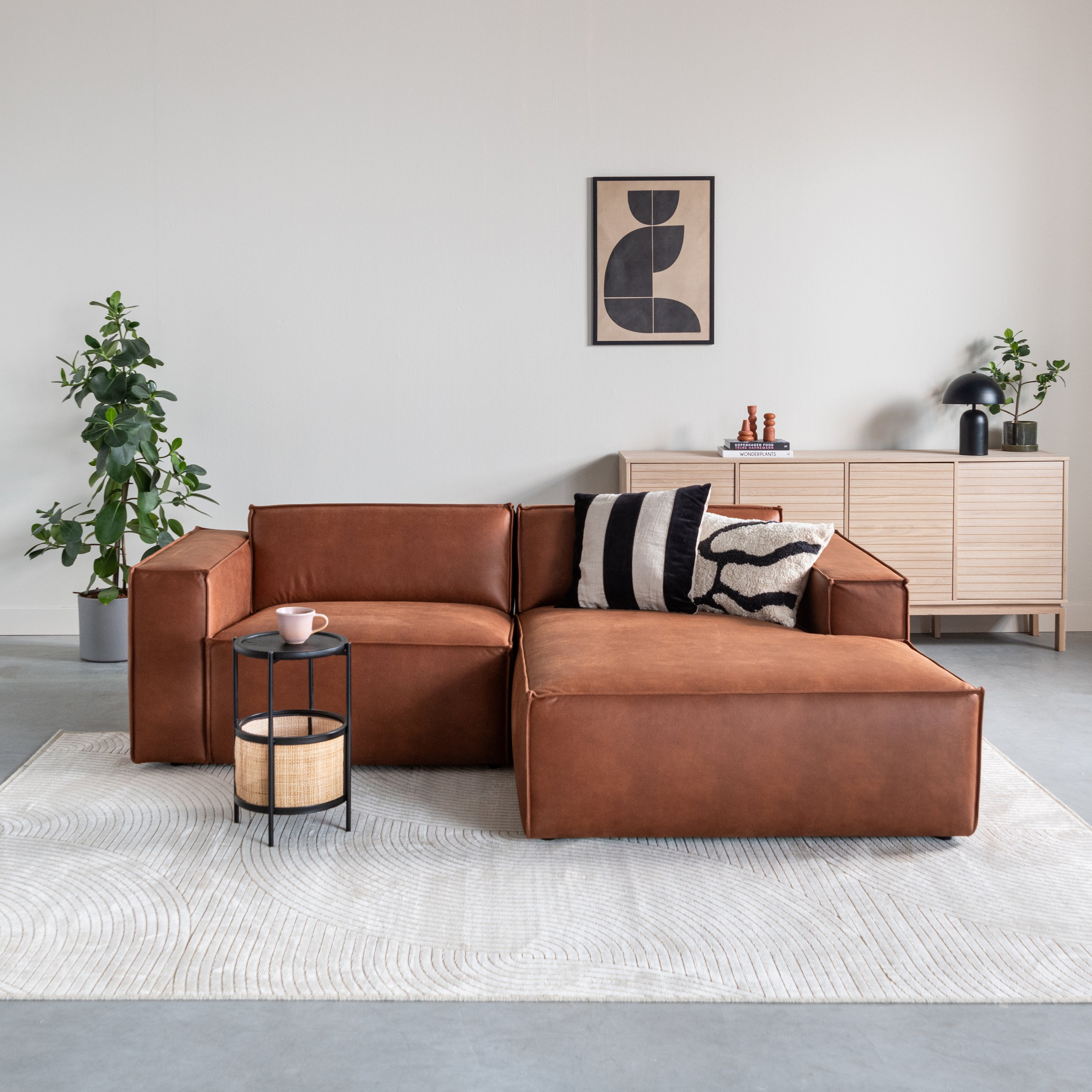 Blokker Flat Vloerkleed 160 x 230 cm - Beige
