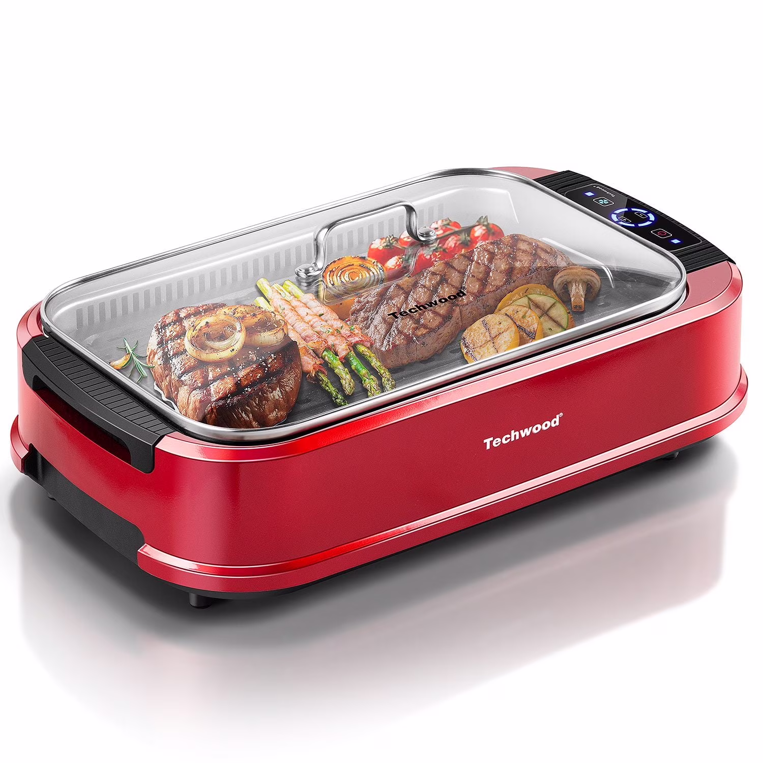 Techwood Indoor Smokeless Grill, 1500W, Black, Electric Portable Korean BBQ Grill with Tempered Glass Lid - Image 18