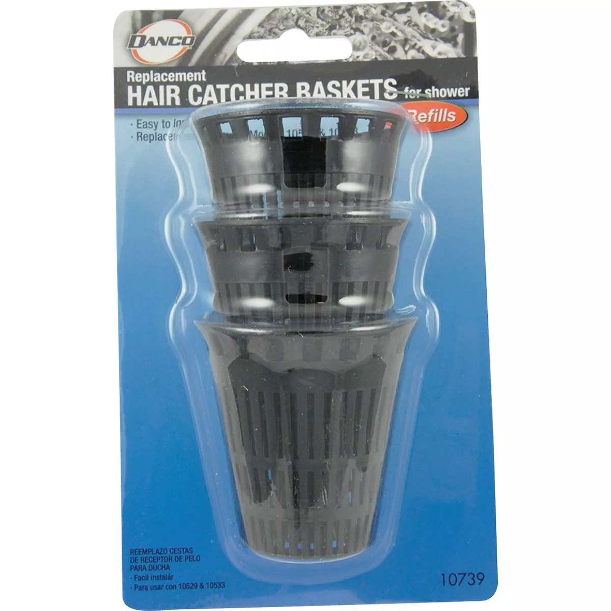 Danco Replacement Hair Catcher Baskets for Shower
