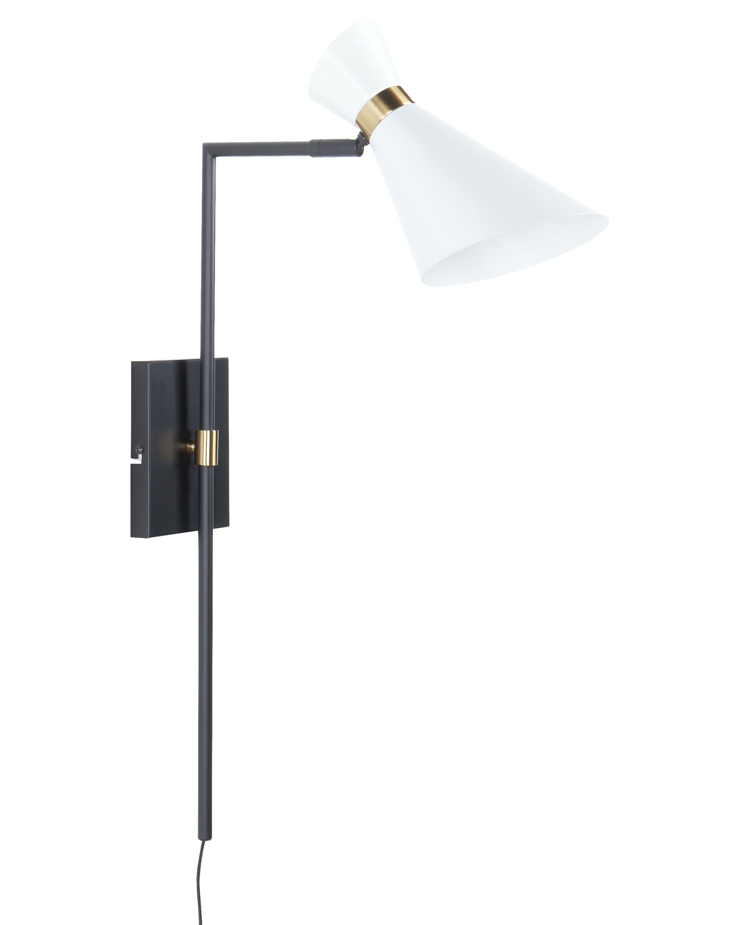Wall Lamp MELAWI Adjustable Metal White