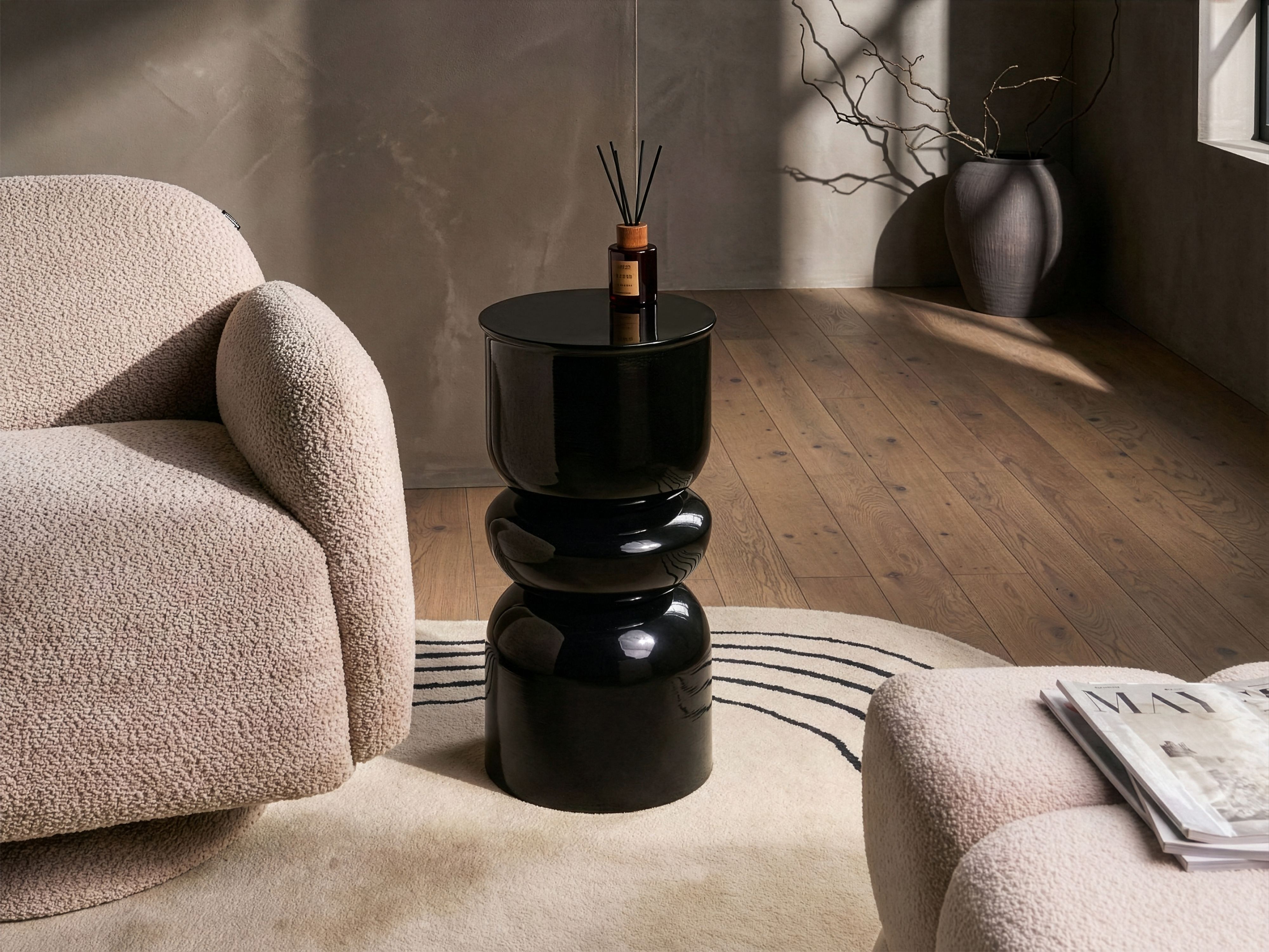 Side Table PAGE Metal Black