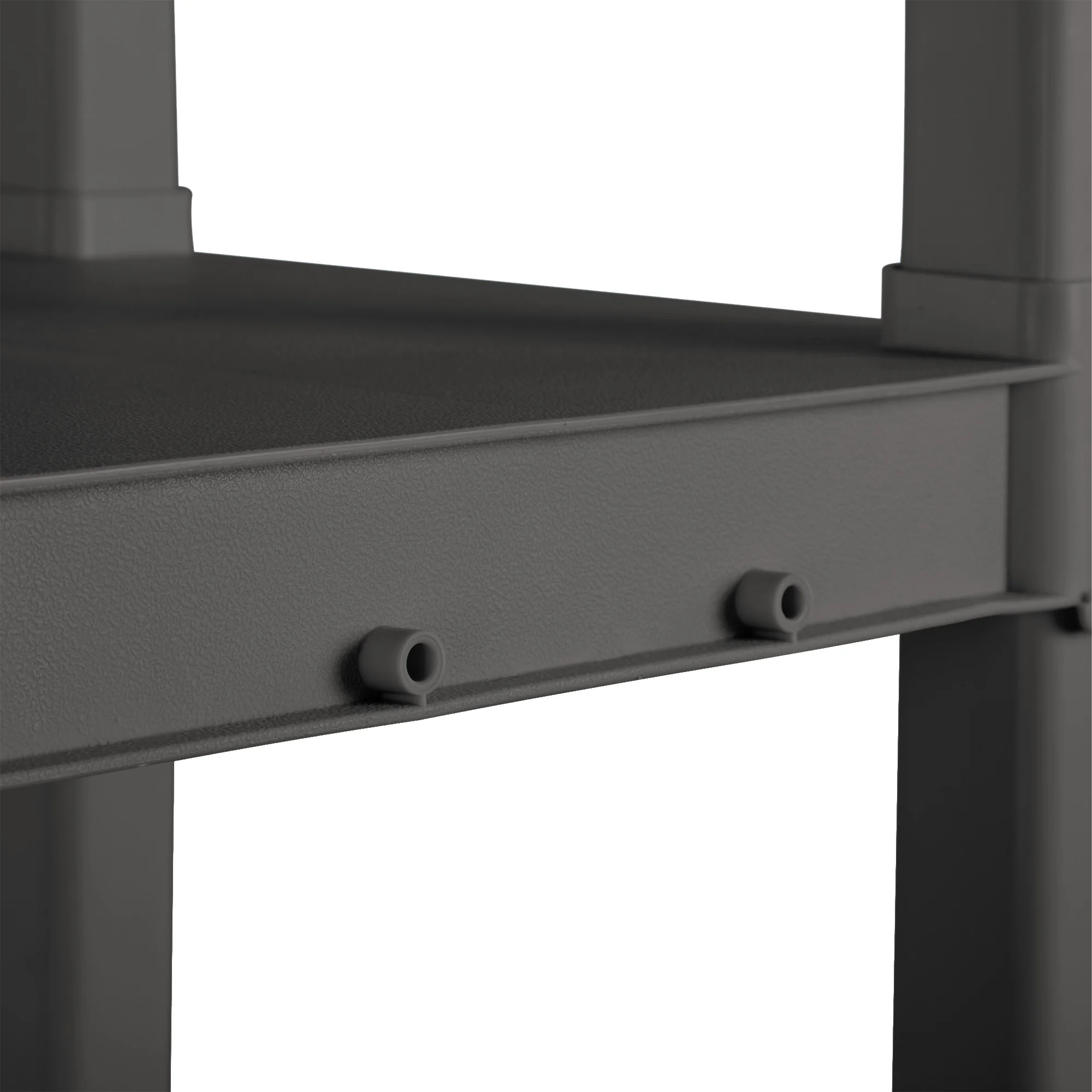 Sterilite Plastic Indoor Outdoor 4 Shelf Durable Shelving Unit, Gray 3 Pack - Image 7