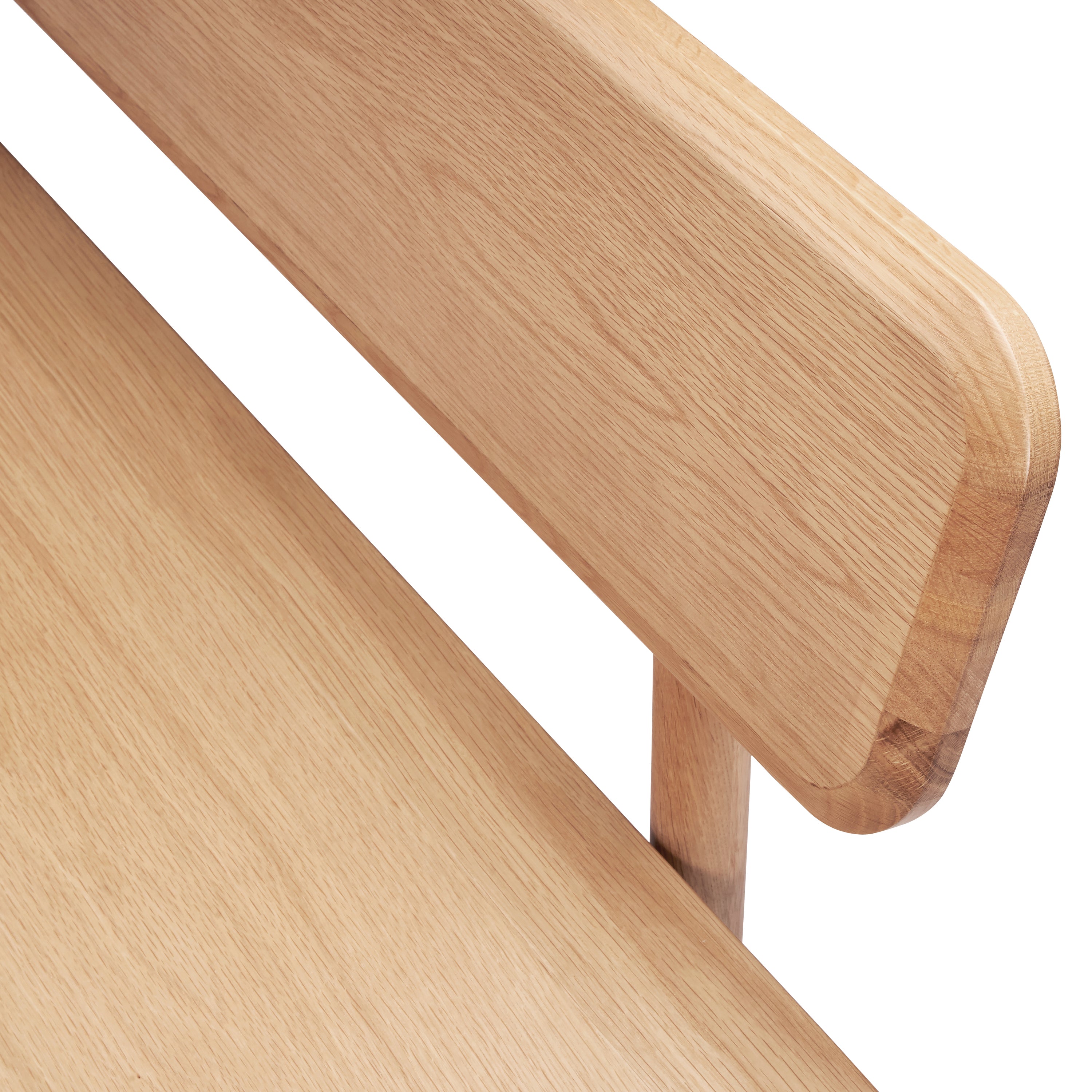 Blokker Brinn Eetkamerbank met Rugleuning 180 cm - Eiken