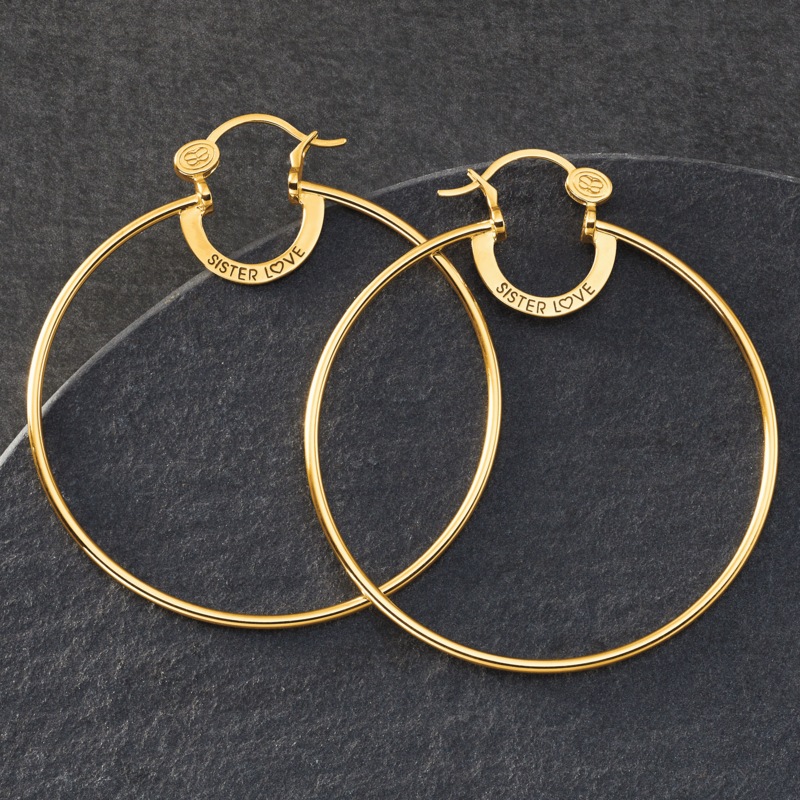 Sister Love Princess Hoops - MIDNIGHT VELVET CATALOG