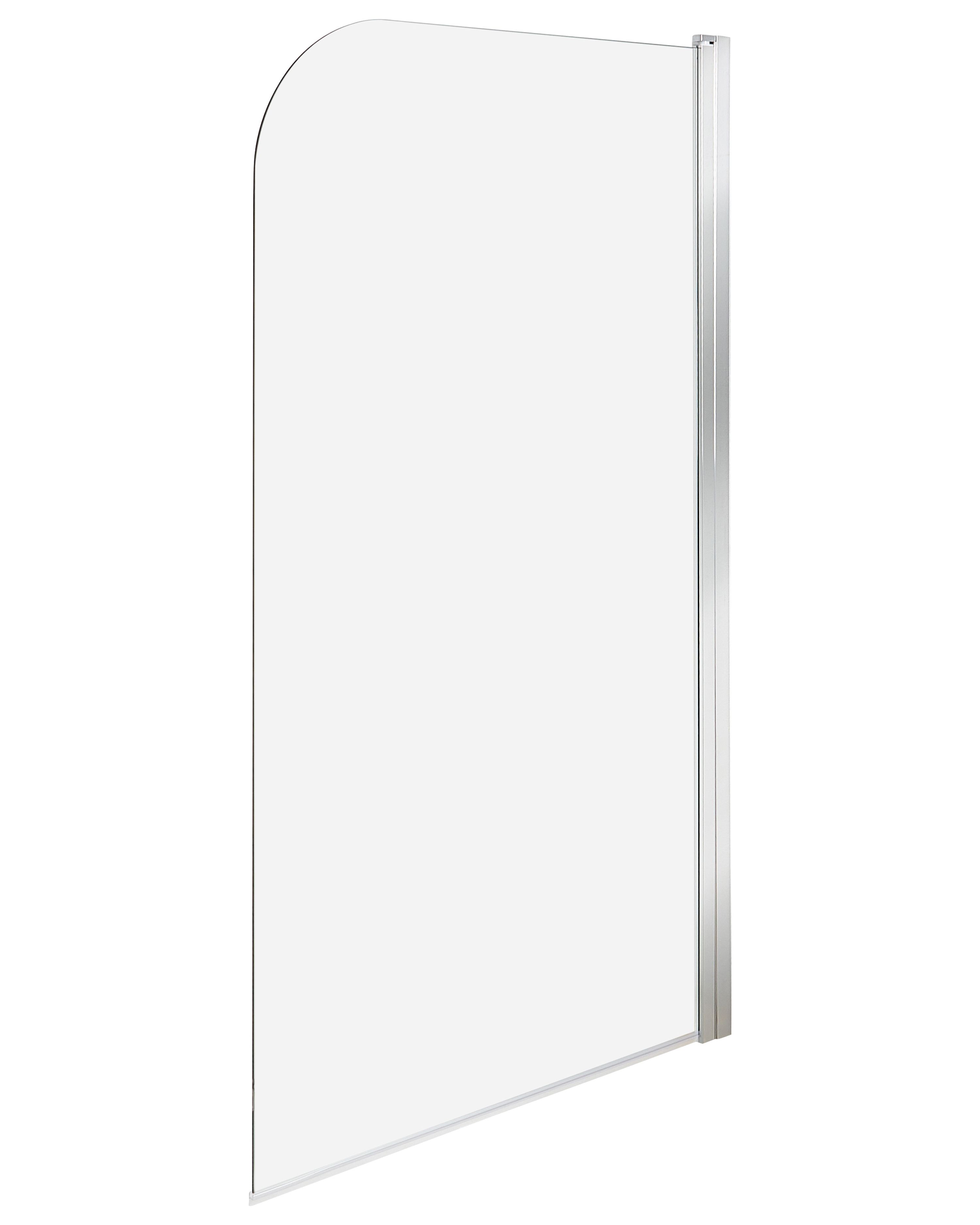Shower Bath Screen LAPAN 1400 x 800 mm Silver