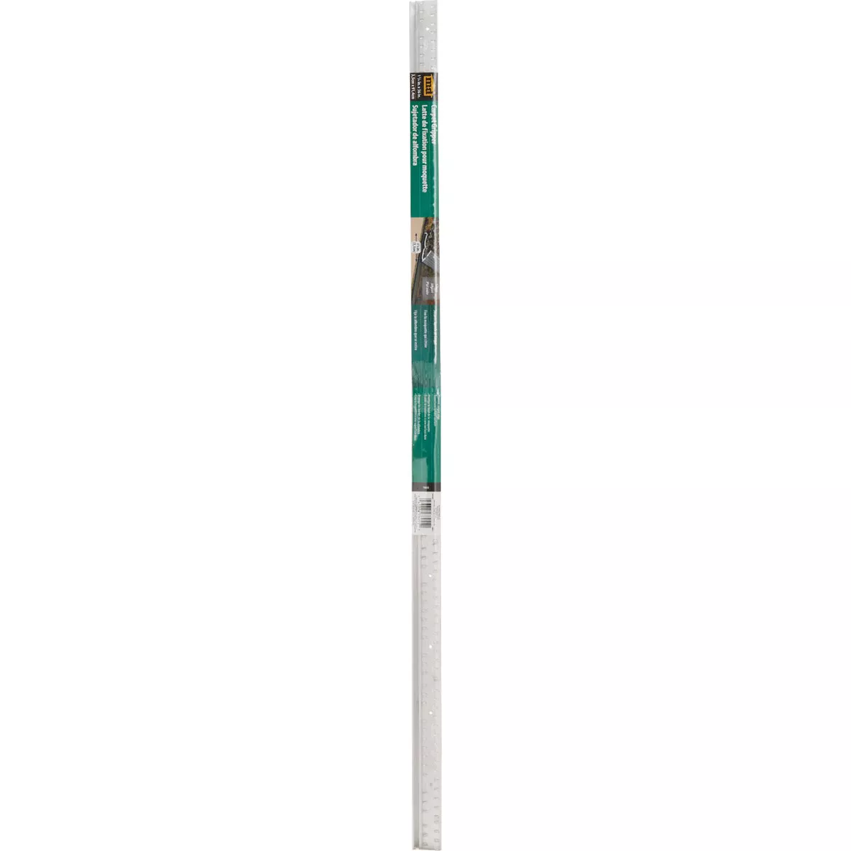 M-D Building Products Silver 1-3/8 In. x 3 Ft. Aluminum Carpet Gripper