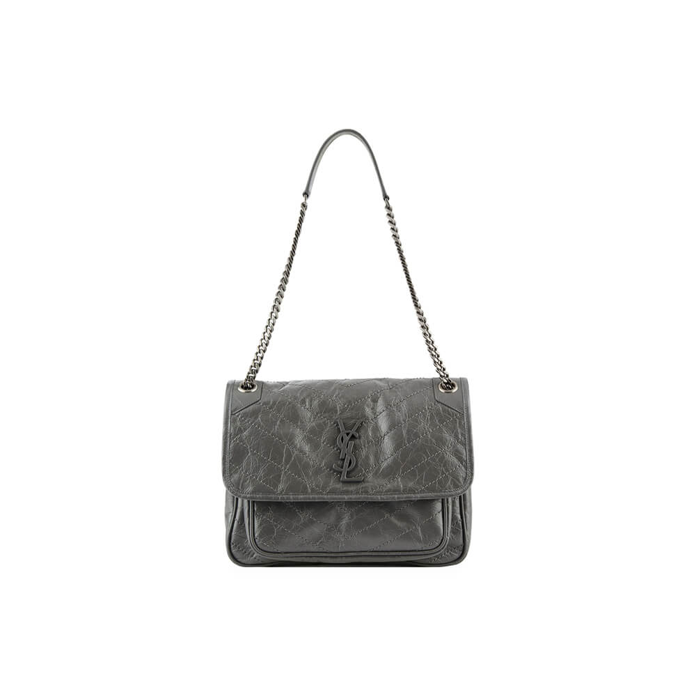 YSL SAINT LAURENT NIKI MEDIUM BAG IN CRINKLED VINTAGE LEATHER1:1High-quality replica