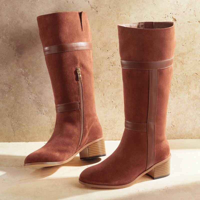 Midnight Velvet Faux-Suede Riding Boot - MIDNIGHT VELVET CATALOG