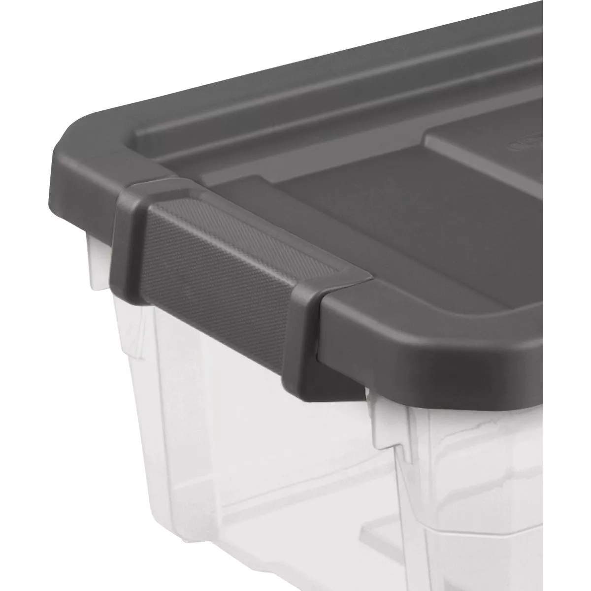 Sterilite 16 Qt./15L Flat Gray Stacker Storage Tote