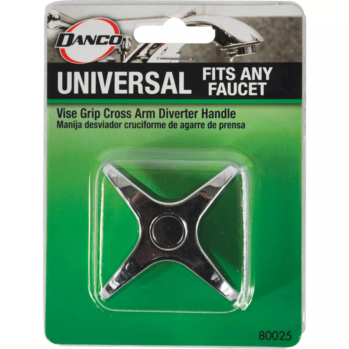 Danco Cross Replacement Chrome Faucet Handle