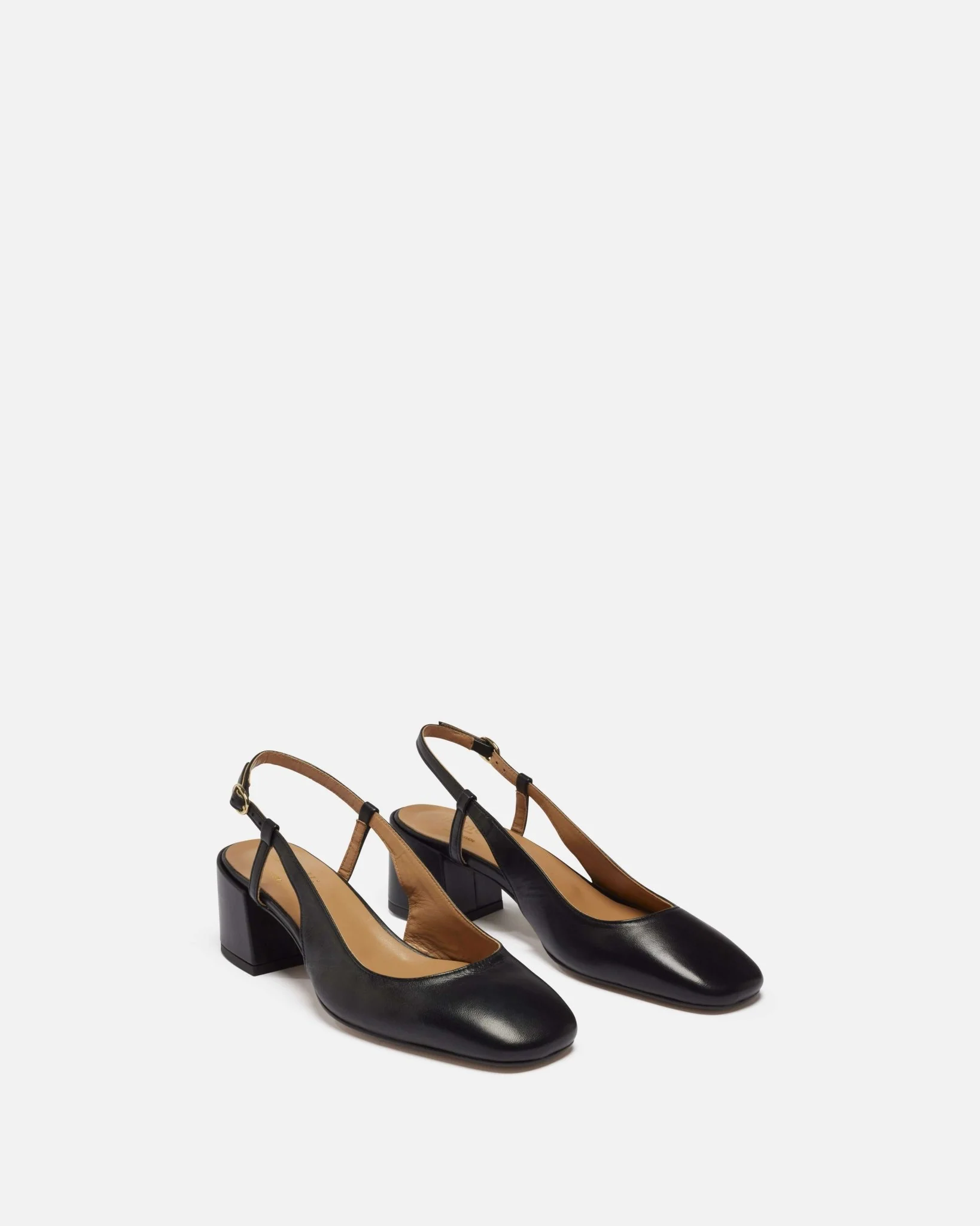 ESCARPINS MILIA - En cuir à talons noir