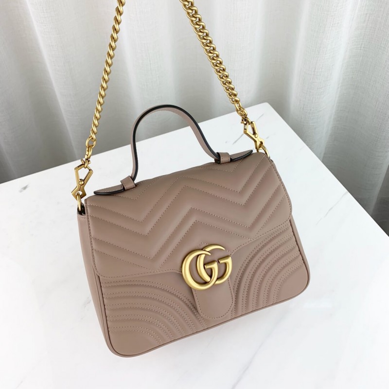 Replica Gucci Gg Marmont Matelasse Top Handle Bag 4981101:1High-quality replica