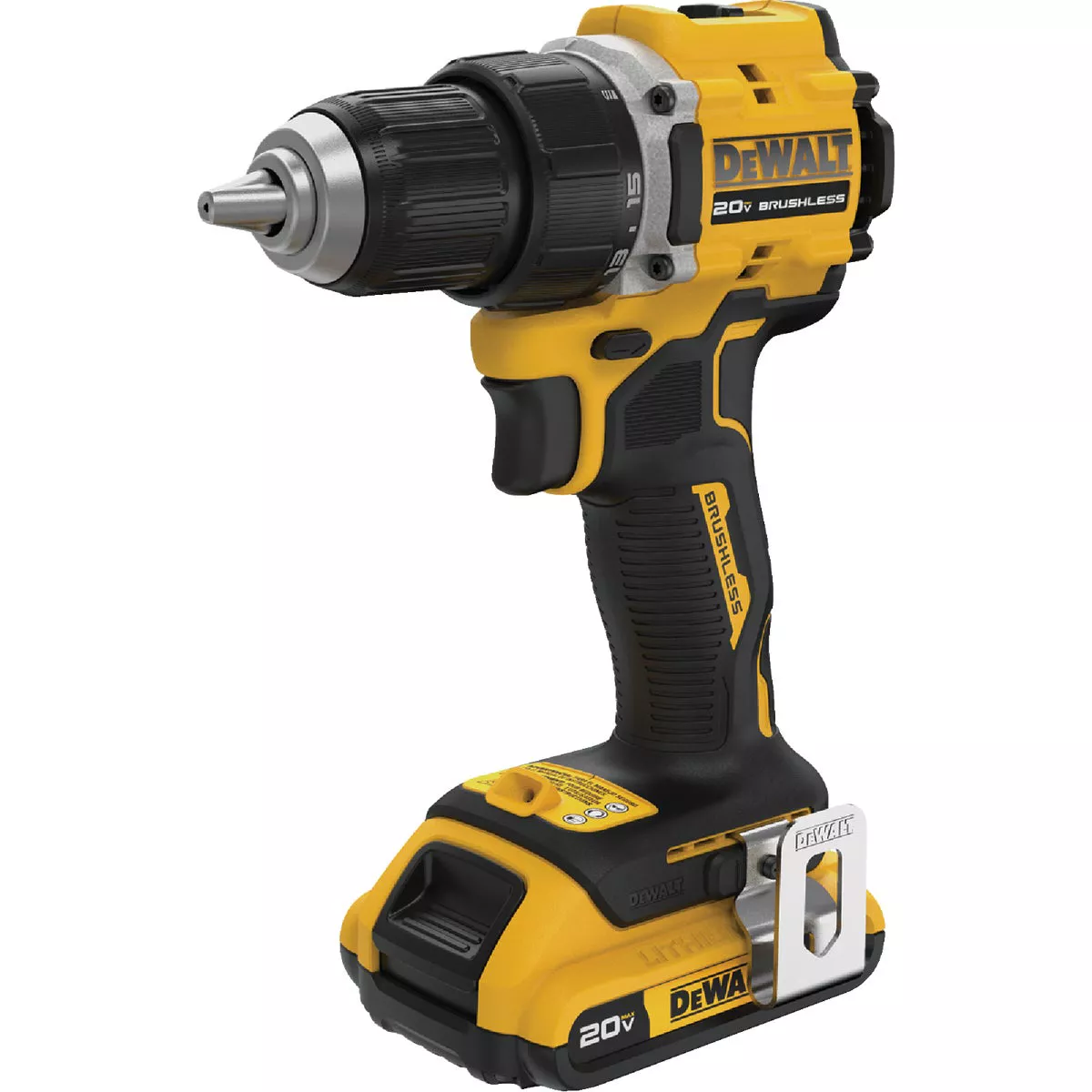 DEWALT ATOMIC 20V MAX Brushless 1/2 In. Compact Cordless Drill/Driver Kit with 2.0 Ah Battery & Charger