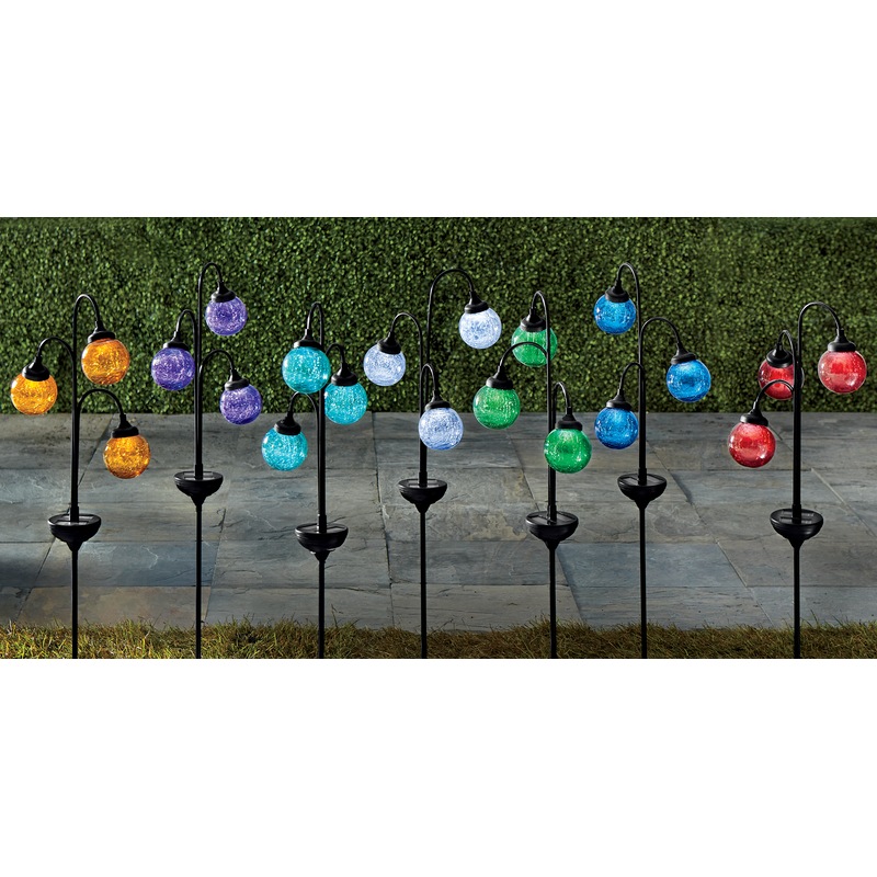 3 Orb Solar Light Stake - MIDNIGHT VELVET CATALOG