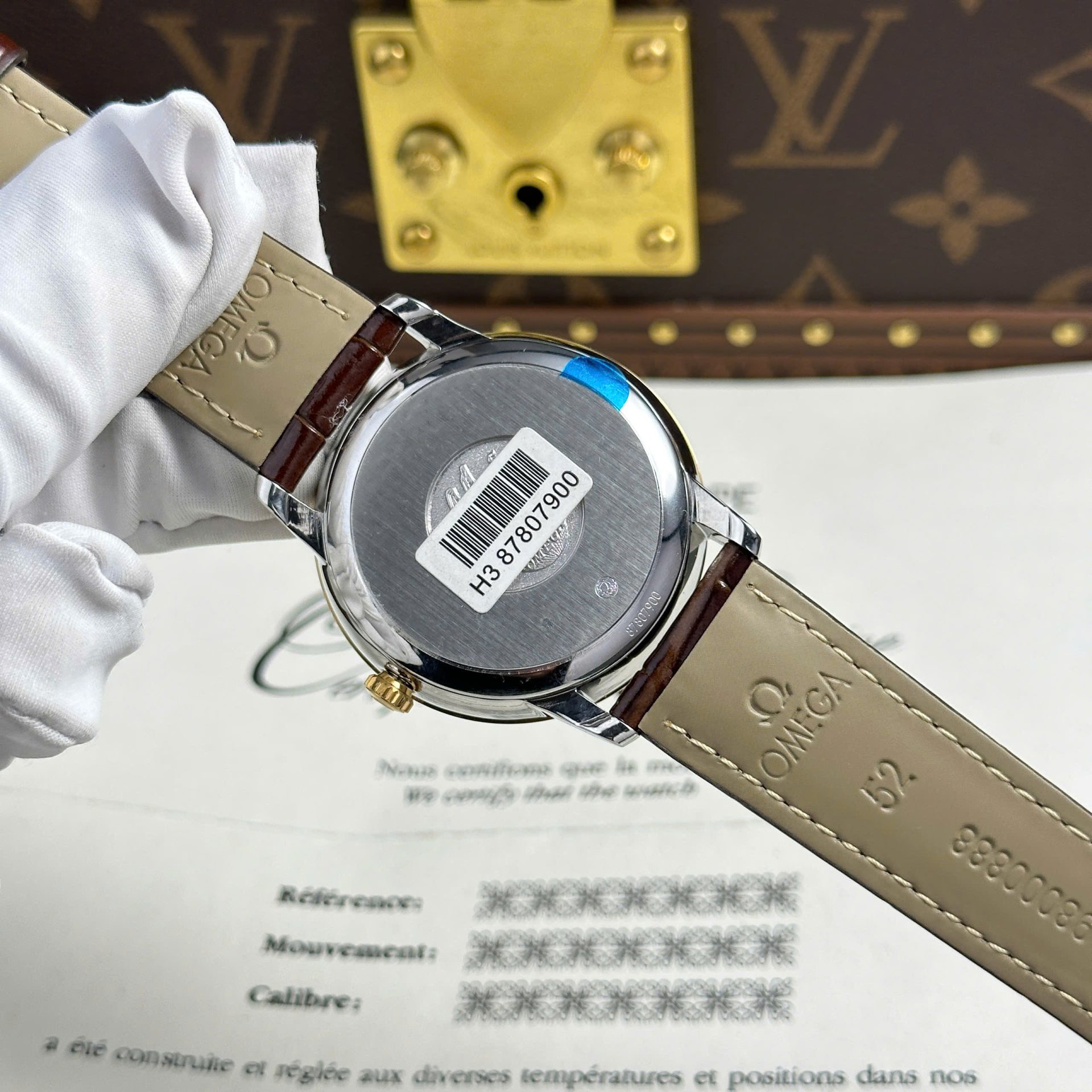 Omega De Ville Prestige Power Reserve Replica 11 Watch Yellow Dial Leather Strap 39.5mm - Top club