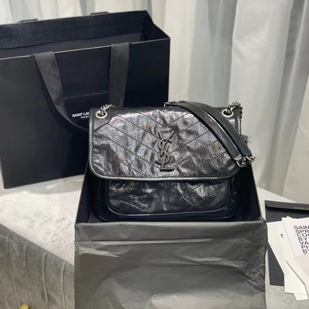 Saint Laurent Niki Baby In Vintage Leather Bag1:1High-quality replica