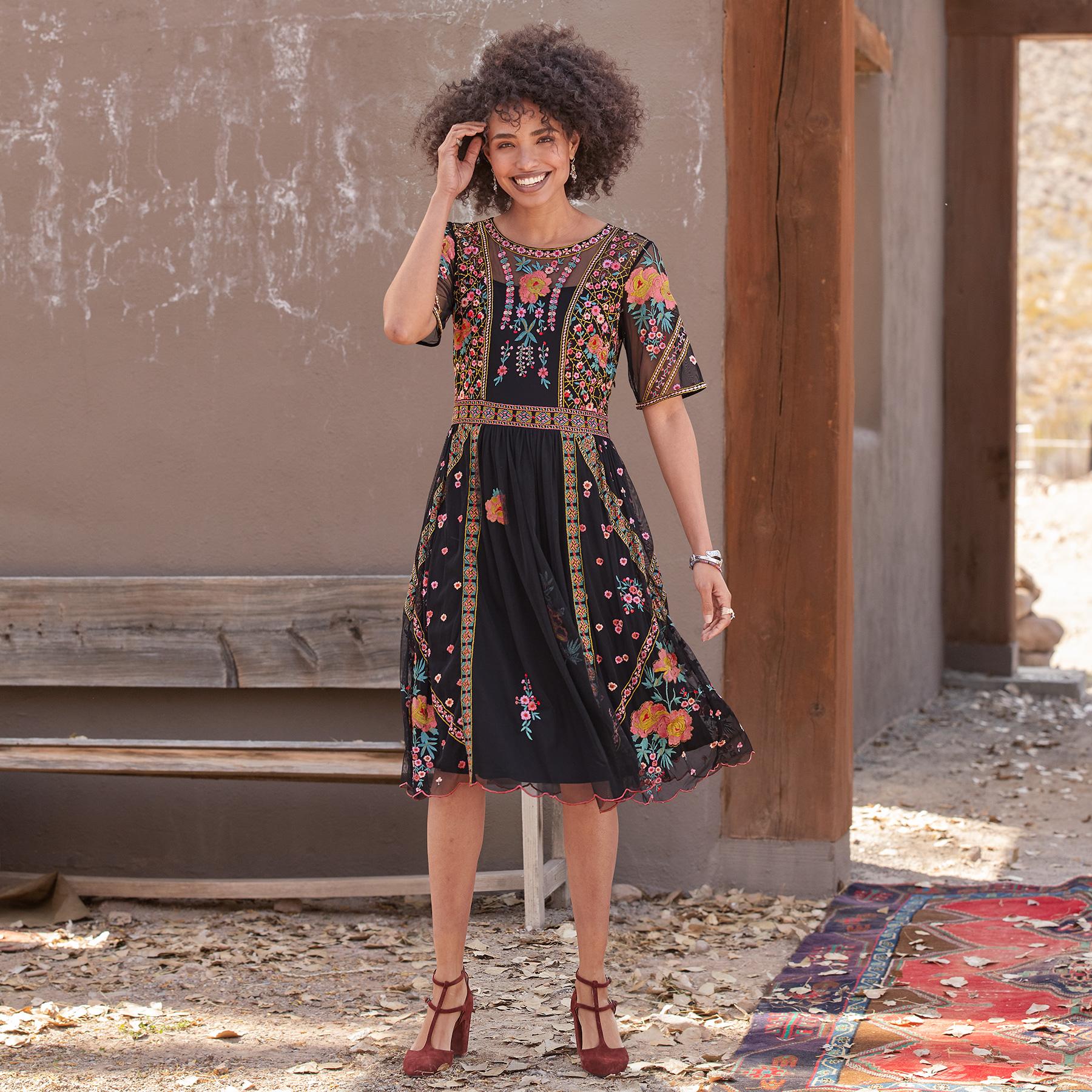 Roxanna Mesh Dress - Sundance Clothing