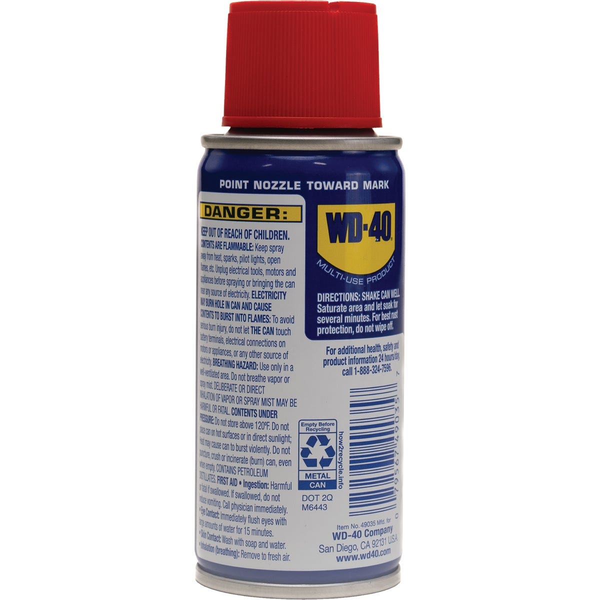 WD-40 2.75 Oz. Aerosol Multi-Purpose Lubricant