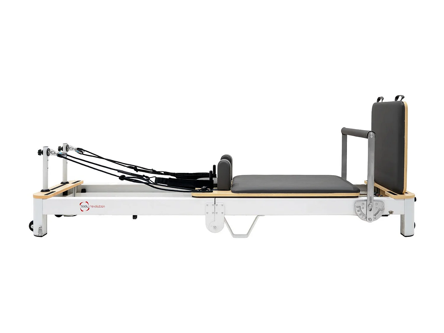 Machine Reformer Pilates Pliable Cadre en Métal Multifonction Salle de Sport
