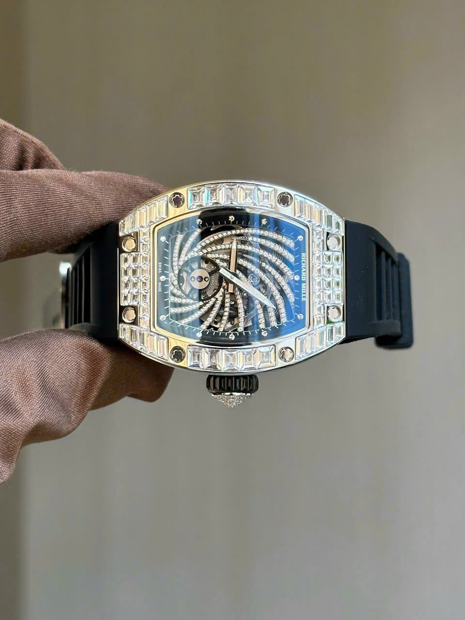 Richard Mille Replica 1:1 Watch RM51-01 Tornado With Full Stone 40mm - Top club